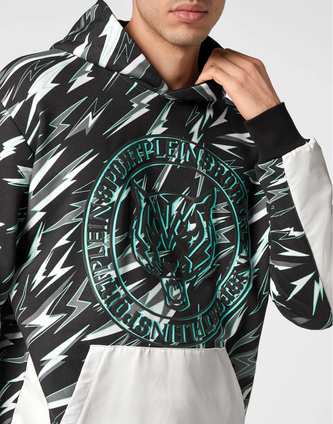 Hoodie Sweatshirt Tiger, цвет: Зеленый