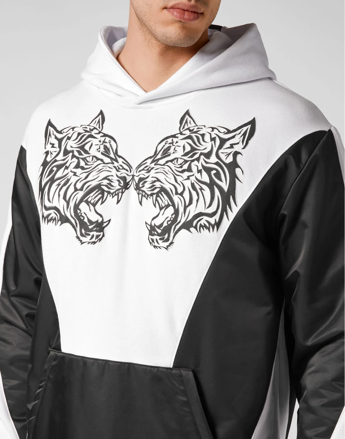 Hoodie Sweatshirt Tiger, цвет: Белый