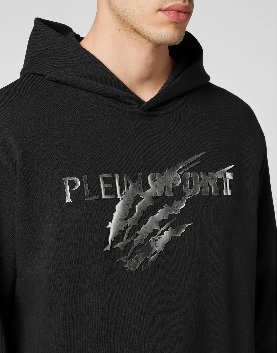 Hoodie Sweatshirt Scratch, цвет: Черный