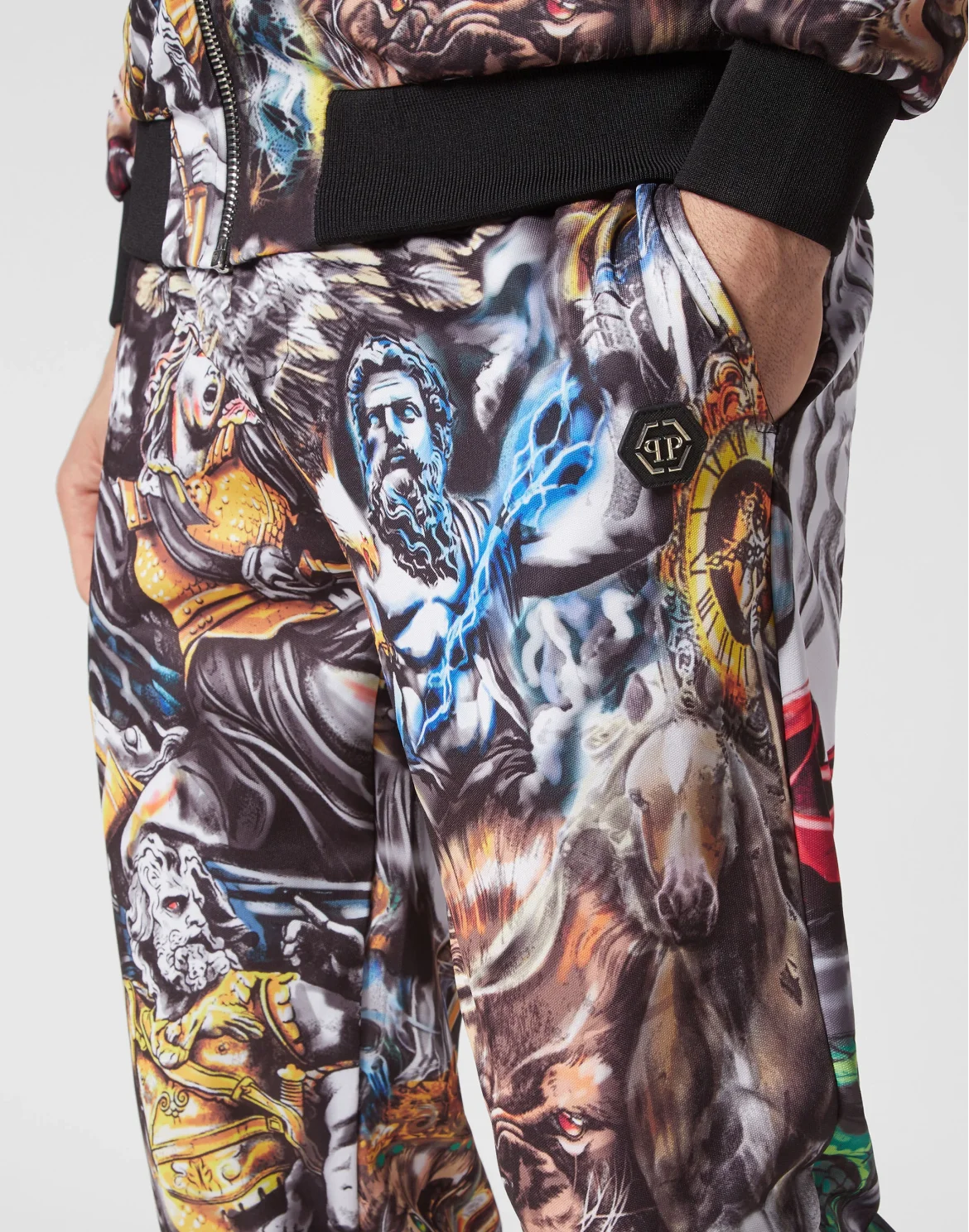 Jogging Tracksuit: Top/Trousers Tattoo, цвет: Мультиколор