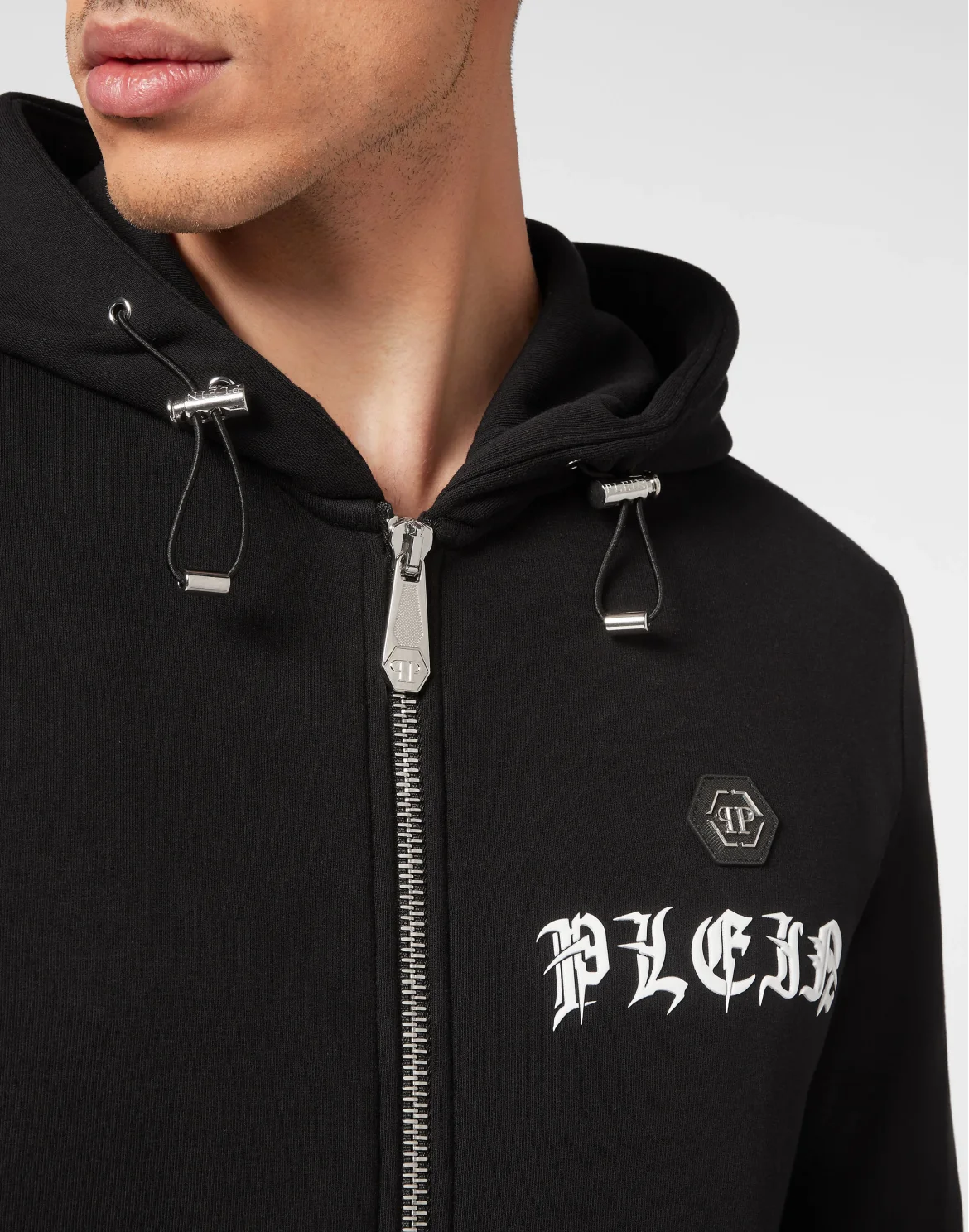 Jogging Tracksuit: Hoodie/Trousers Gothic Plein, цвет: Черный