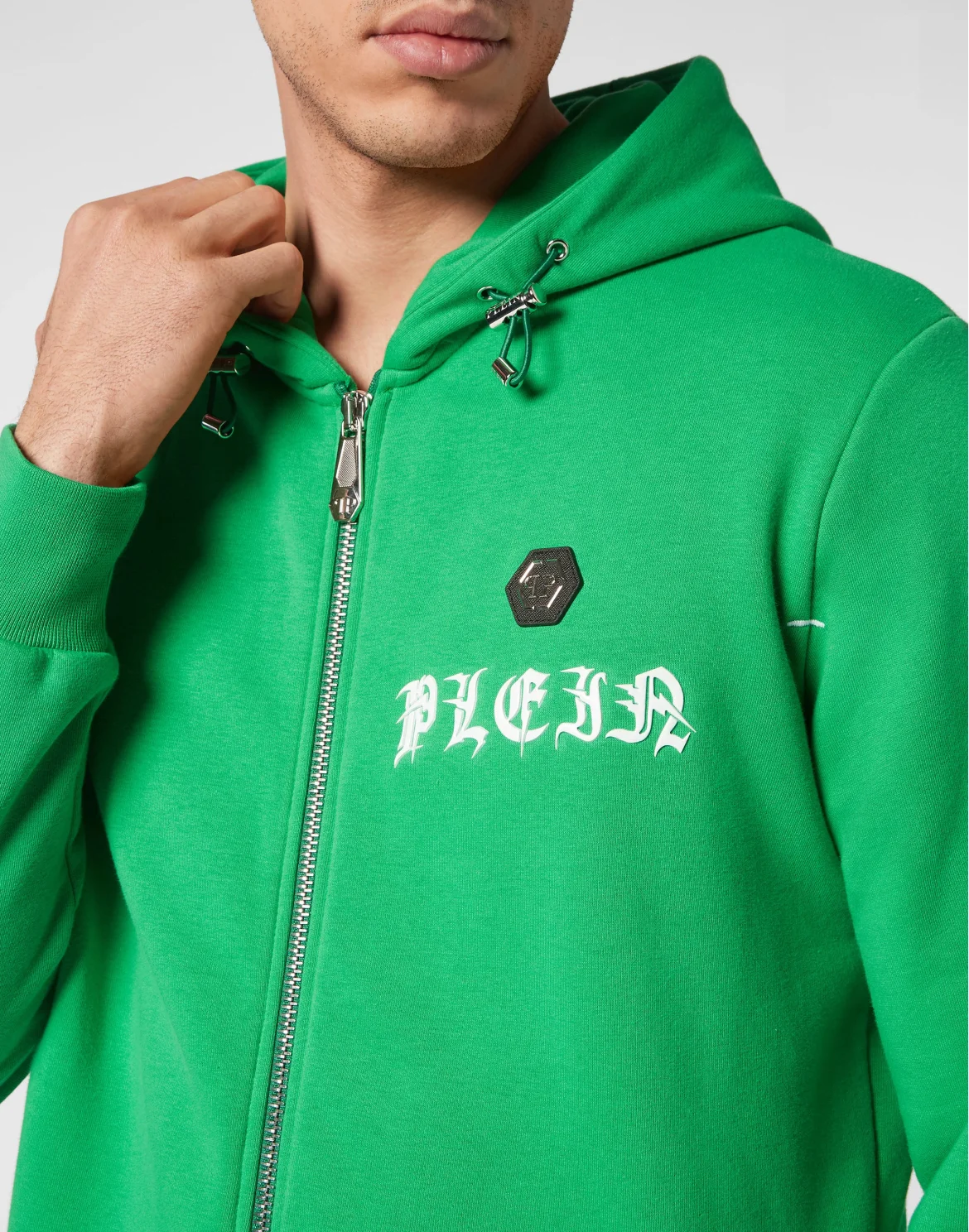 Jogging Tracksuit: Hoodie/Trousers Gothic Plein, цвет: Зеленый