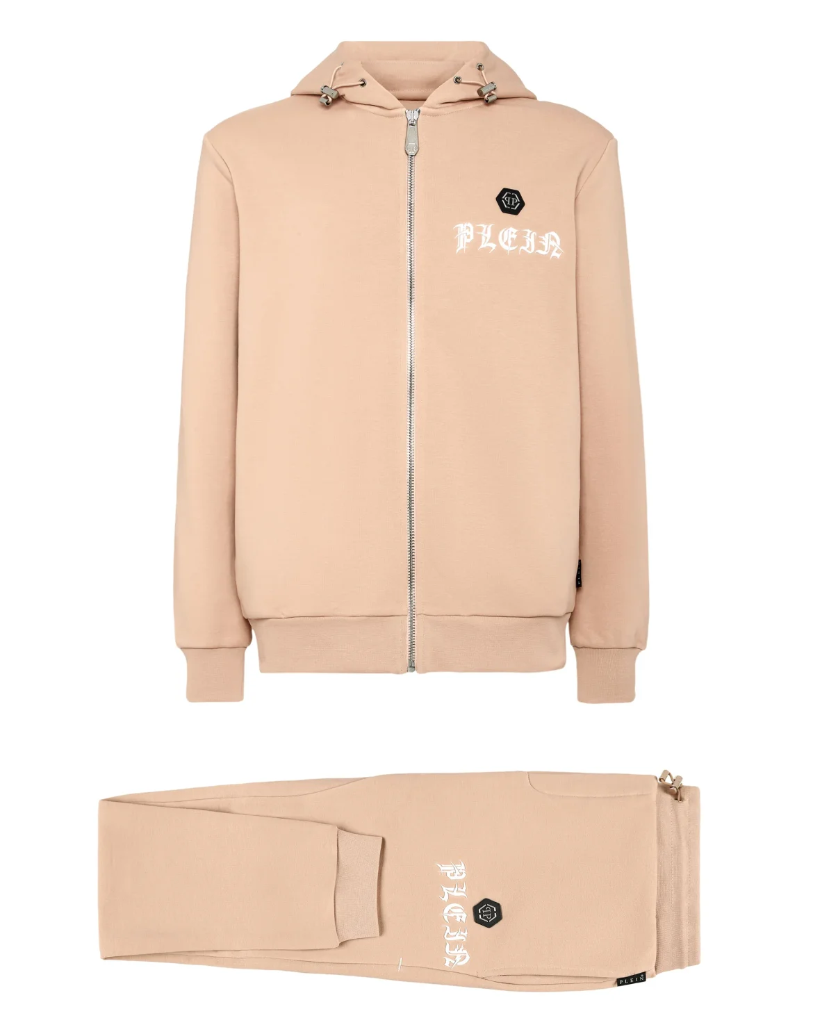 Jogging Tracksuit: Hoodie/Trousers Gothic Plein, цвет: Бежевый