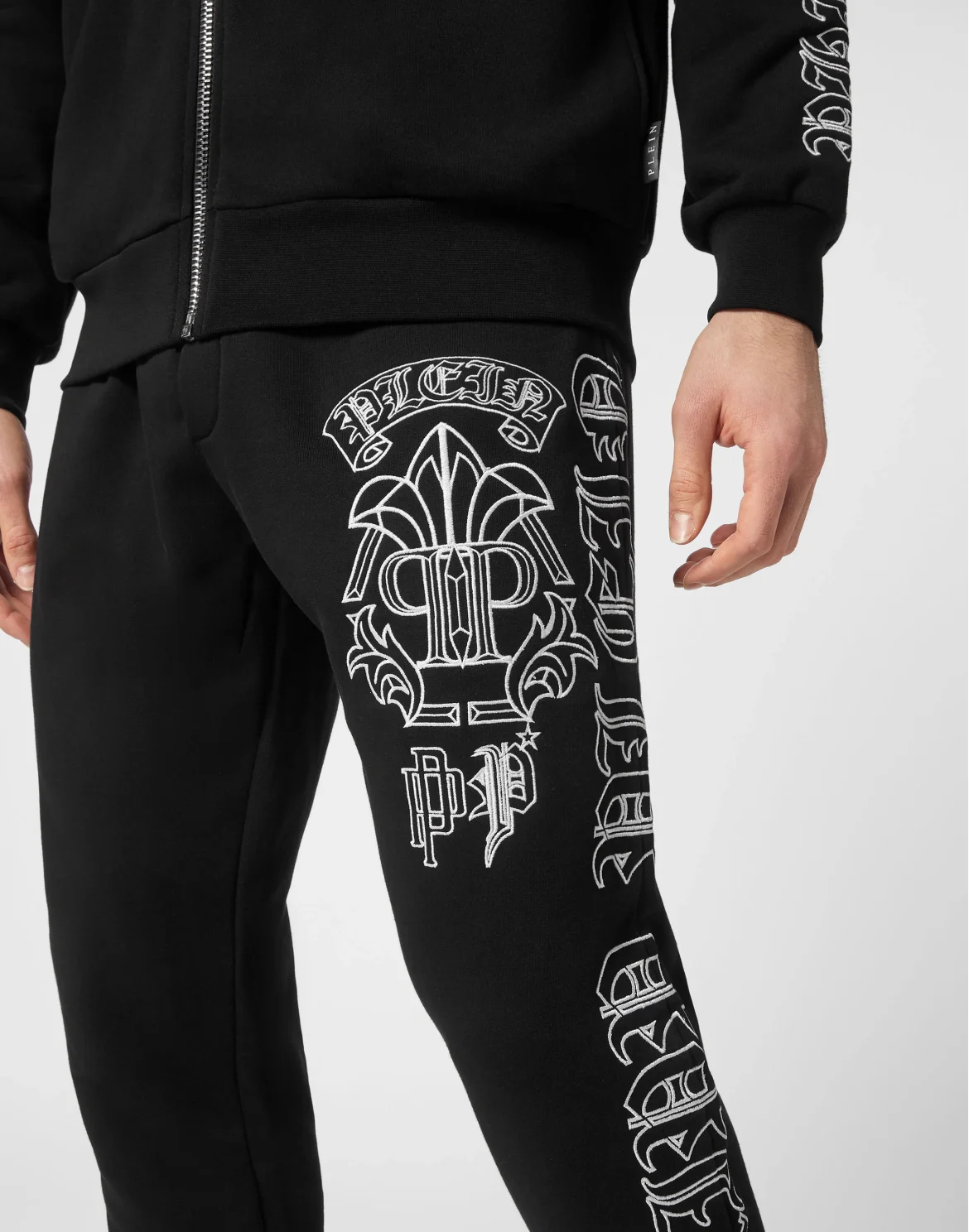 Jogging Tracksuit: Hoodie/Trousers Gothic Banner, цвет: Черный