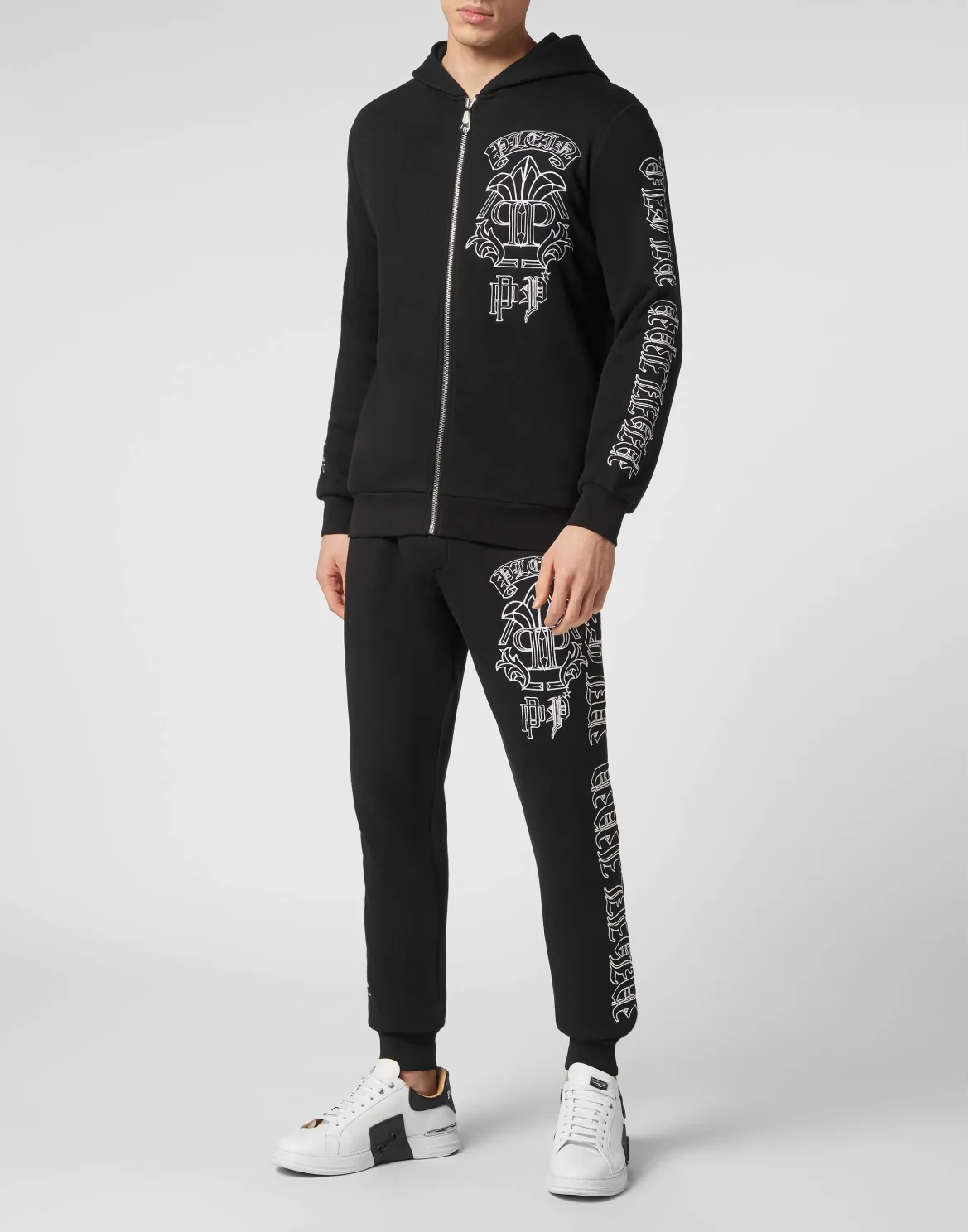 Jogging Tracksuit: Hoodie/Trousers Gothic Banner, цвет: Черный