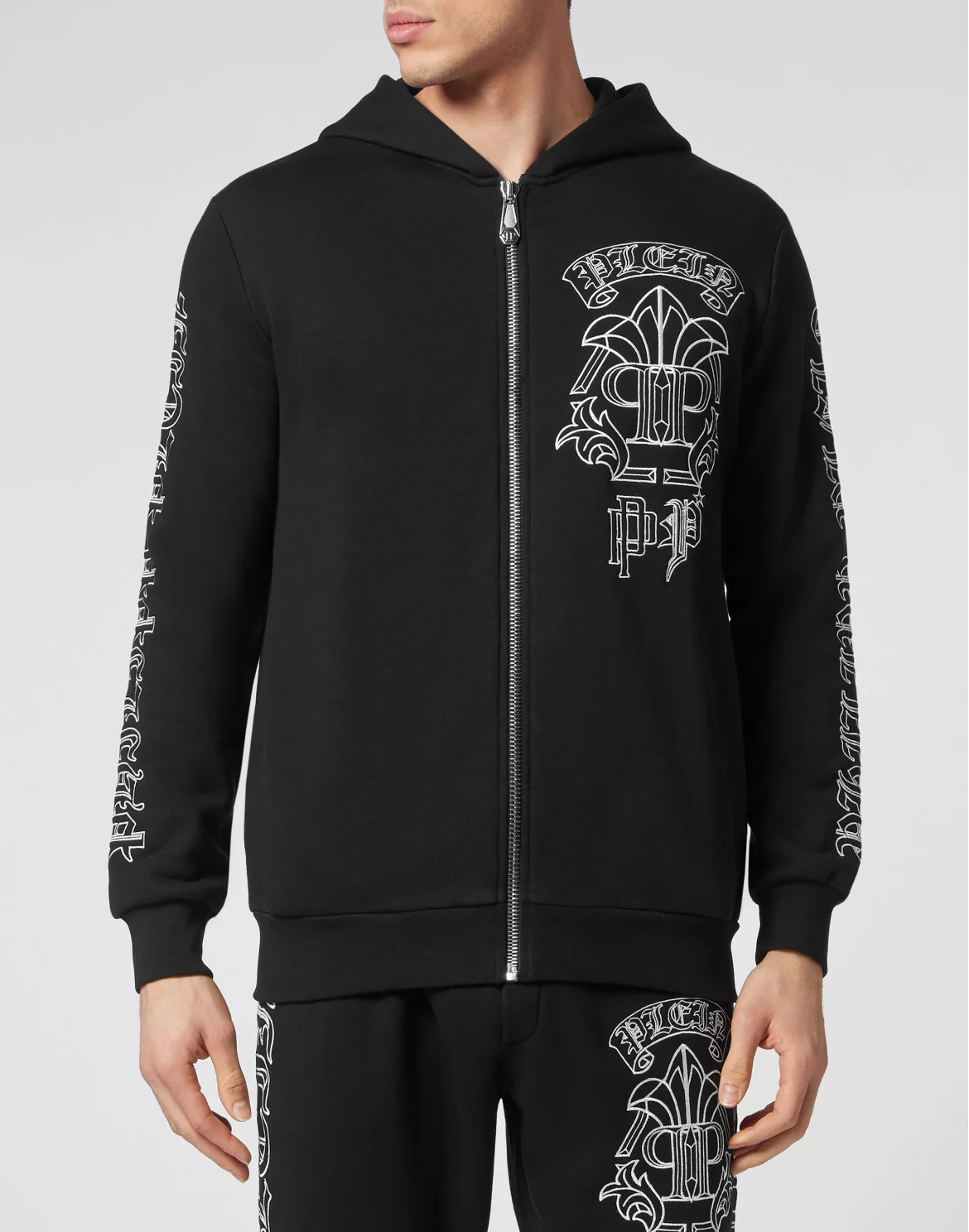 Jogging Tracksuit: Hoodie/Trousers Gothic Banner, цвет: Черный