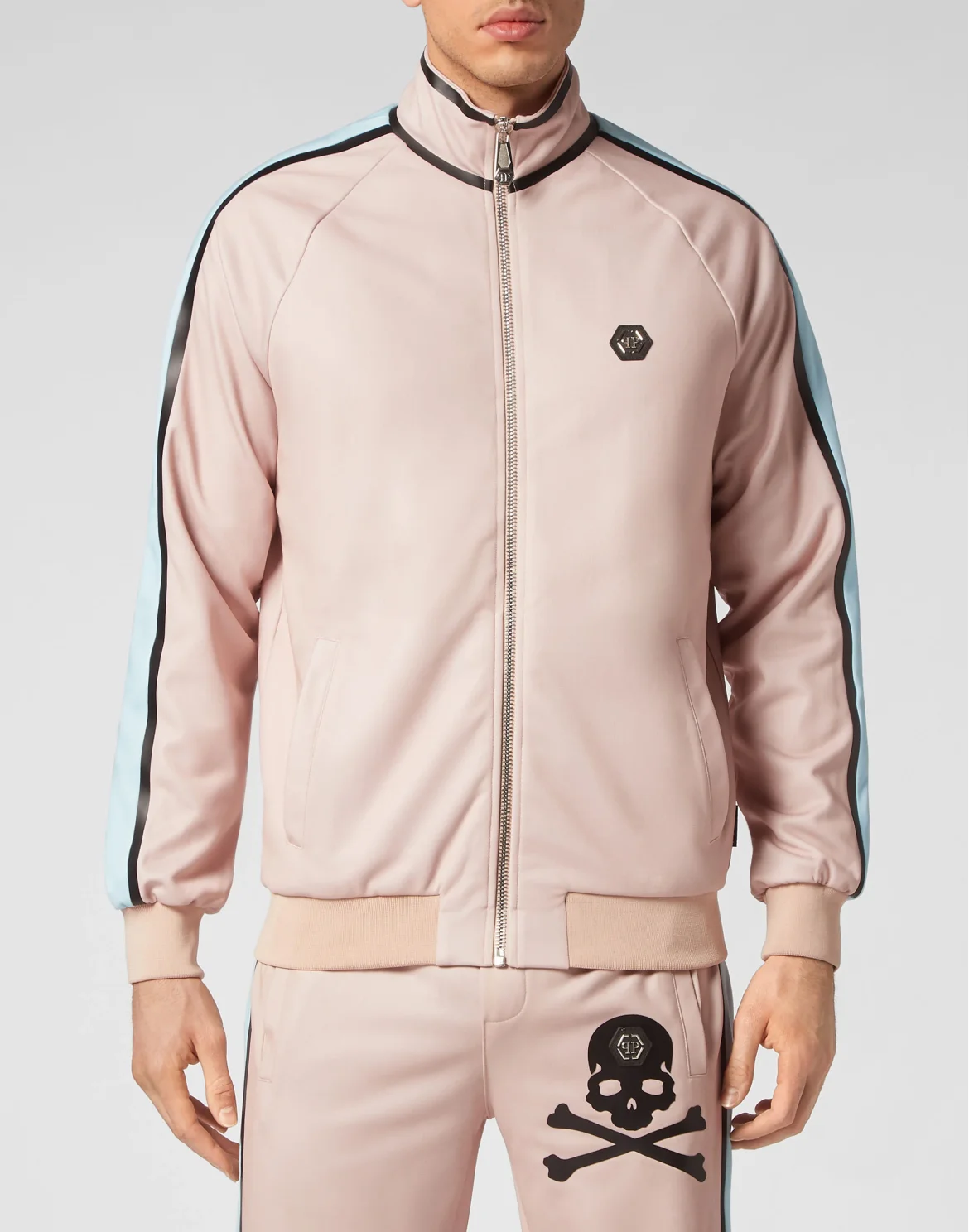 Jogging Tracksuit: Top/Trousers Skull&Bones, цвет: Бежевый