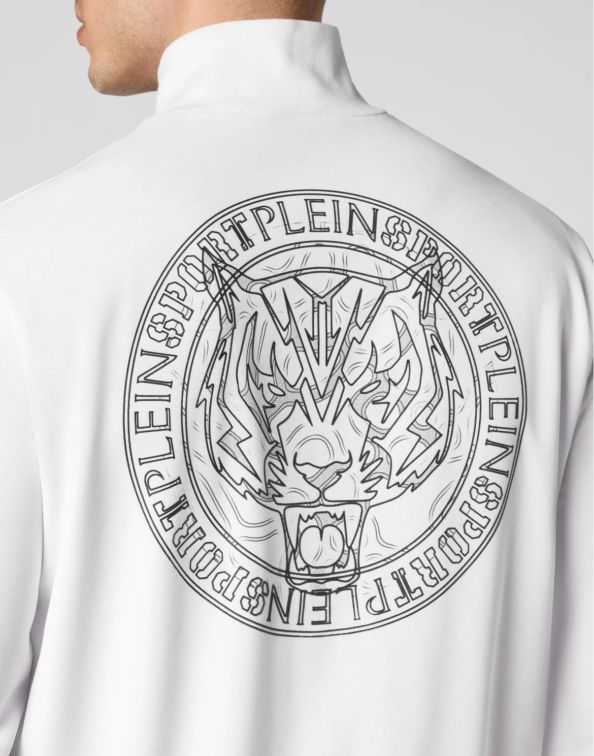 Jogging Tracksuit:Top/Trousers Tiger, цвет: Белый