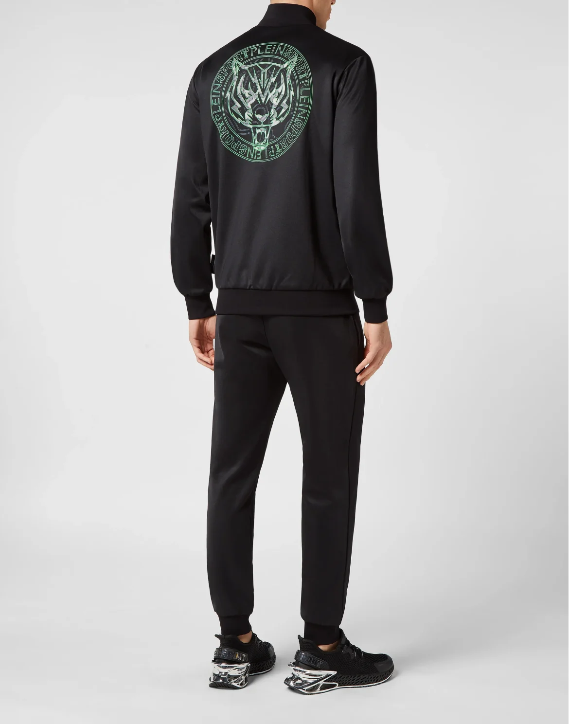 Jogging Tracksuit:Top/Trousers Tiger, цвет: Зеленый
