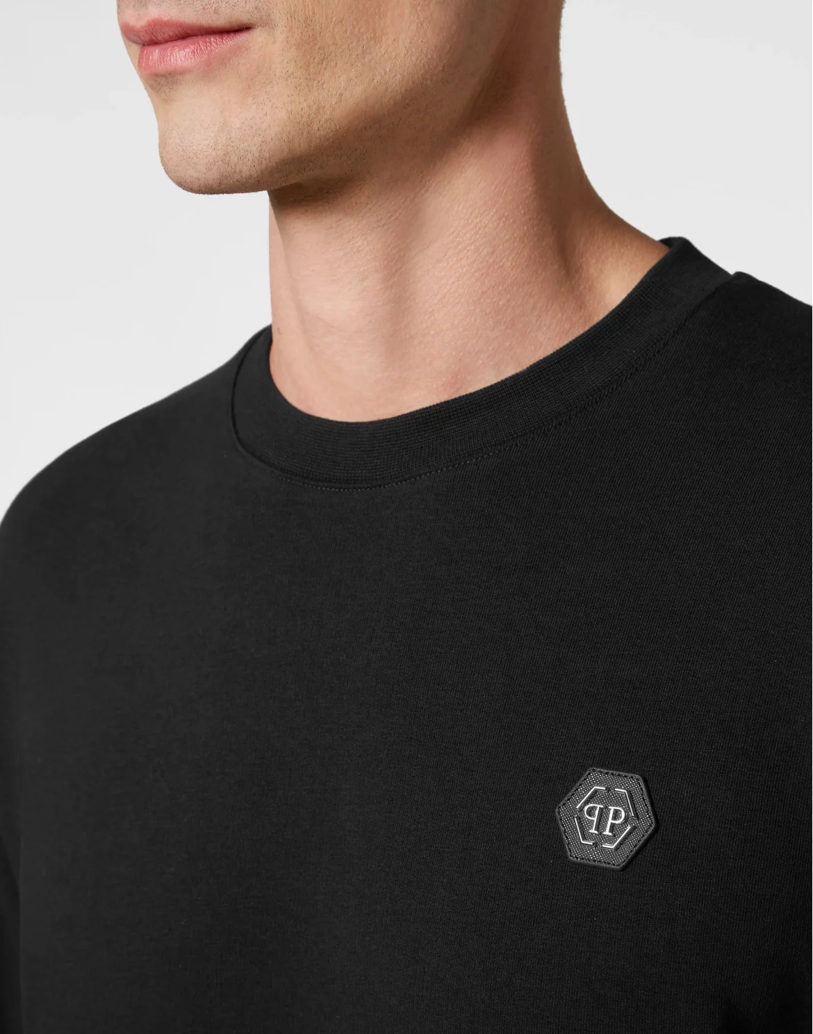 Sweatshirt LS Hexagon, цвет: Черный