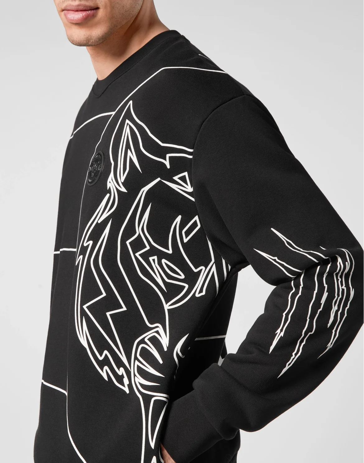 Sweatshirt LS Tiger, цвет: Черный