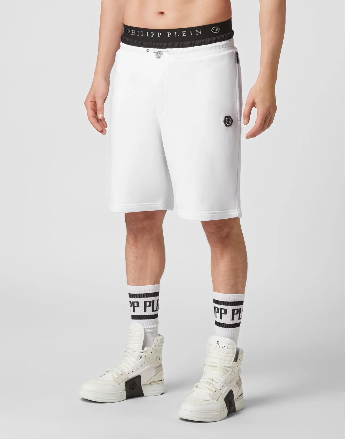 Jogging Shorts Hexagon, цвет: Белый