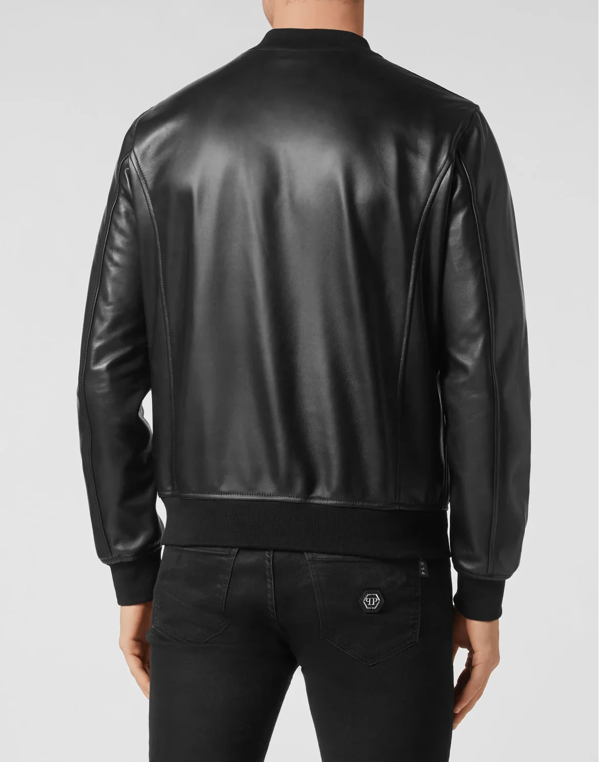 Leather Bomber Billy Jacket, цвет: Черный