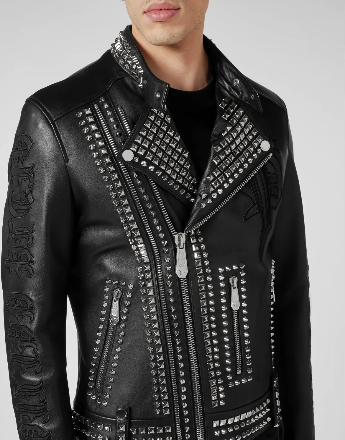 Leather Biker Gothic Banner, цвет: Черный
