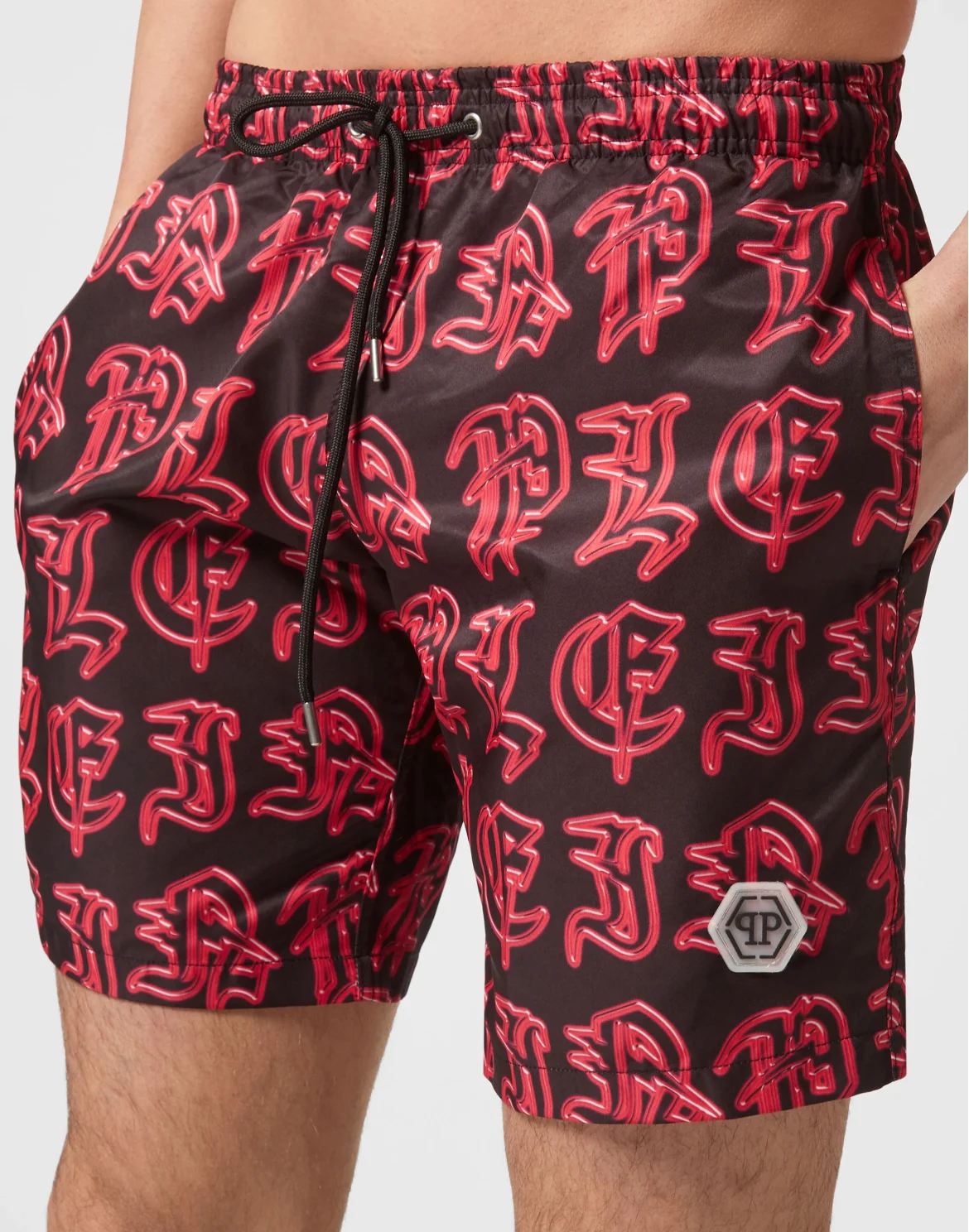 Swim Shorts Gothic Plein, цвет: Черный