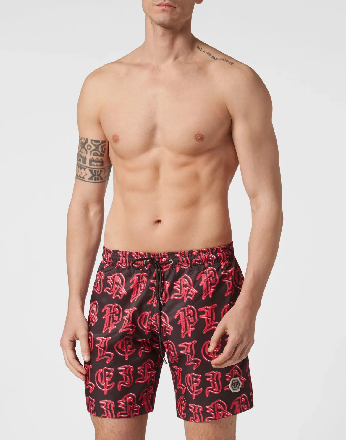 Swim Shorts Gothic Plein, цвет: Черный
