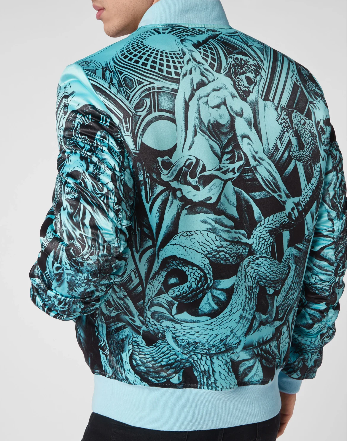 Silk Bomber Tattoo, цвет: Голубой