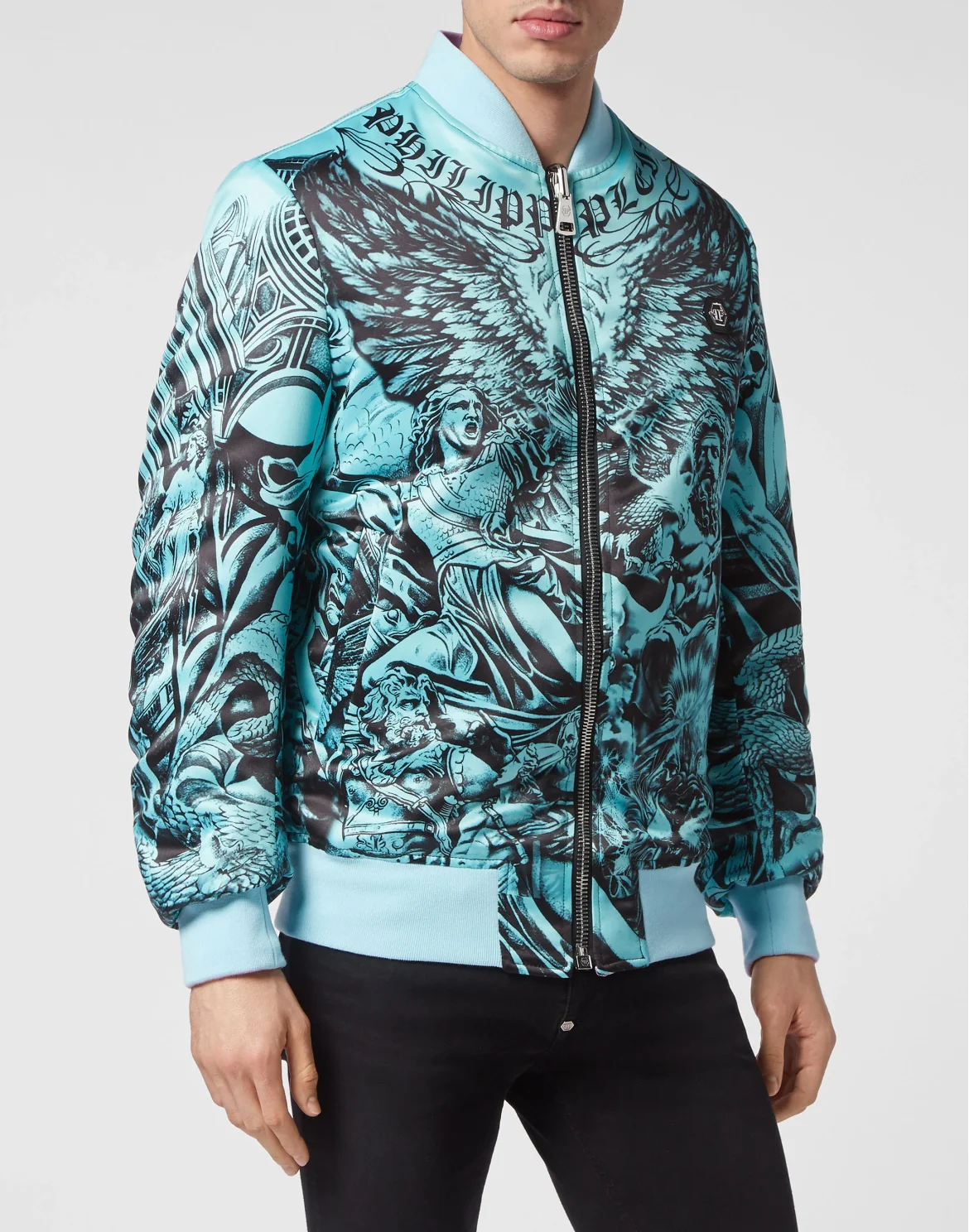 Silk Bomber Tattoo, цвет: Голубой