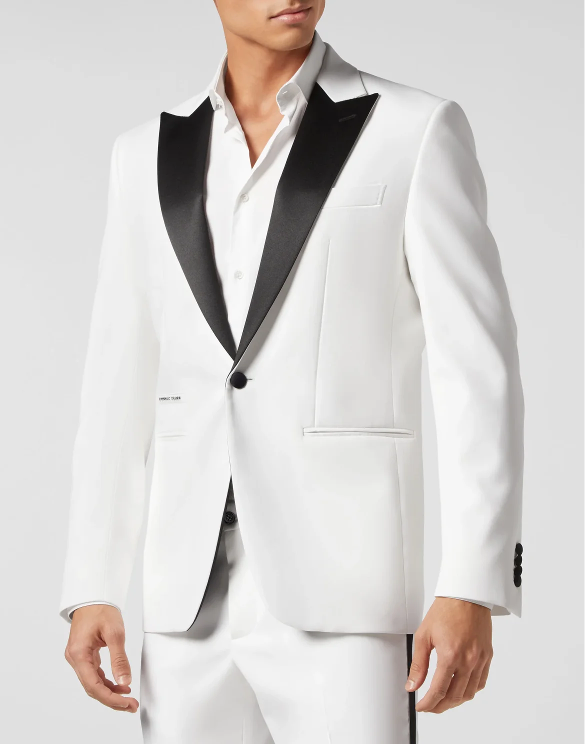 Wool & Satin Suit 2 pcs: Blazer / Trousers, цвет: Белый