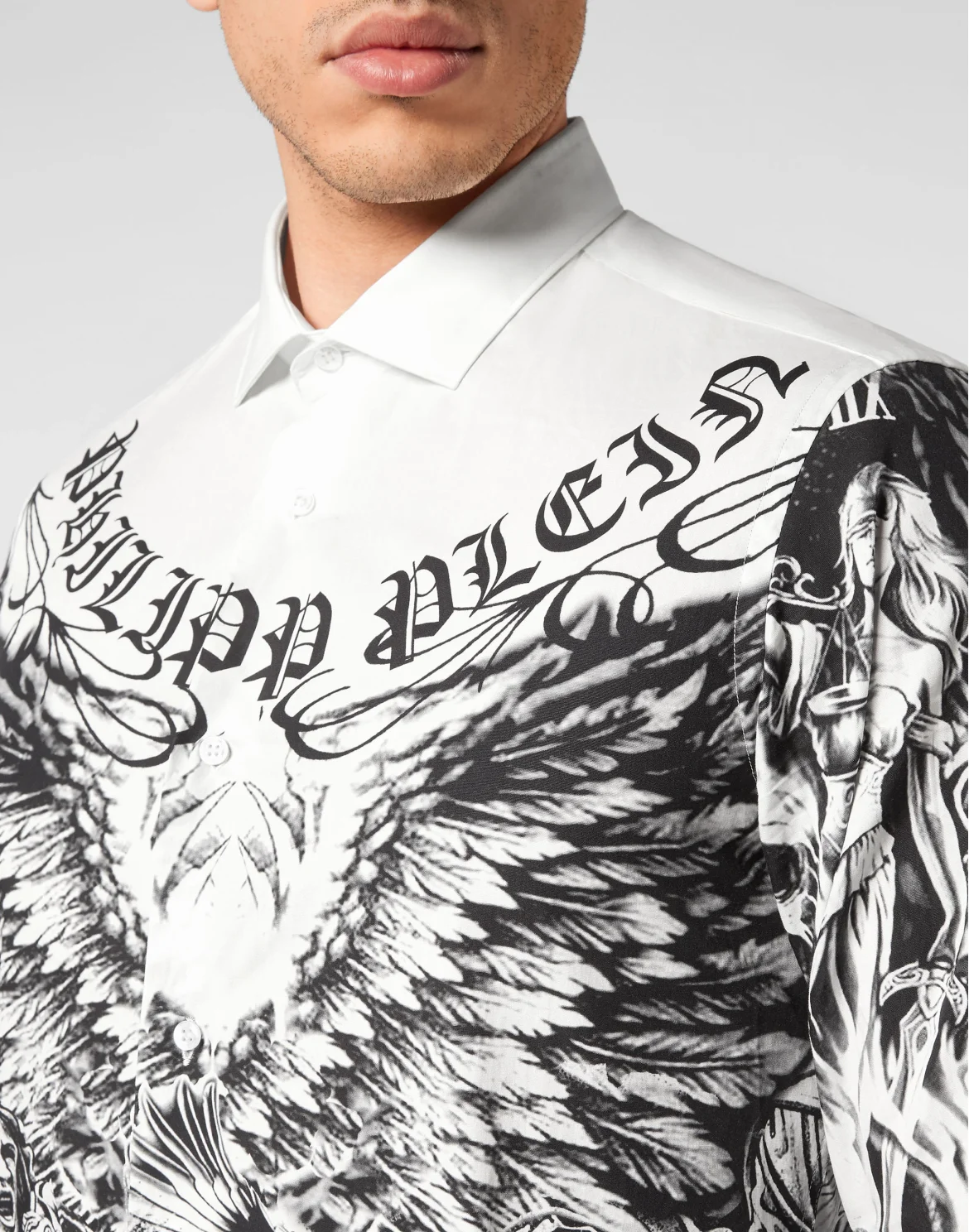 Shirt Sugar Daddy Cut LS Tattoo, цвет: Белый