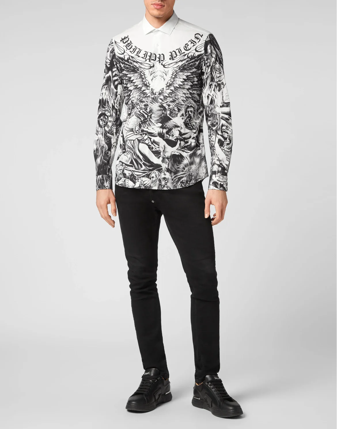 Shirt Sugar Daddy Cut LS Tattoo, цвет: Белый