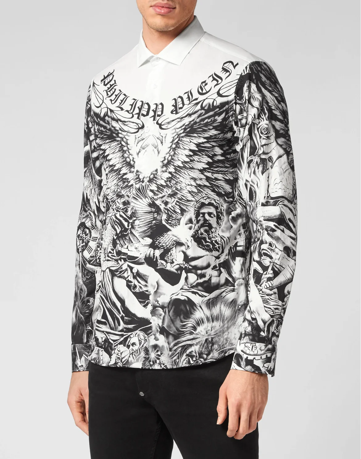 Shirt Sugar Daddy Cut LS Tattoo, цвет: Белый