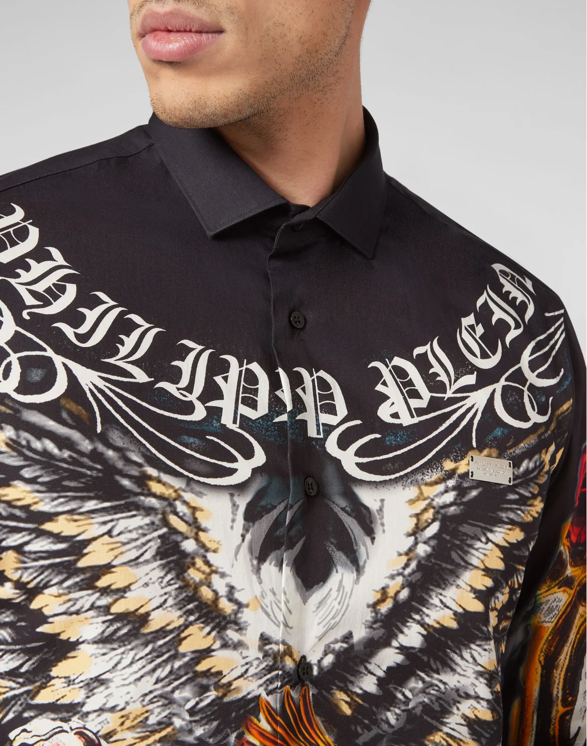 Shirt Sugar Daddy Cut LS Tattoo, цвет: Мультиколор