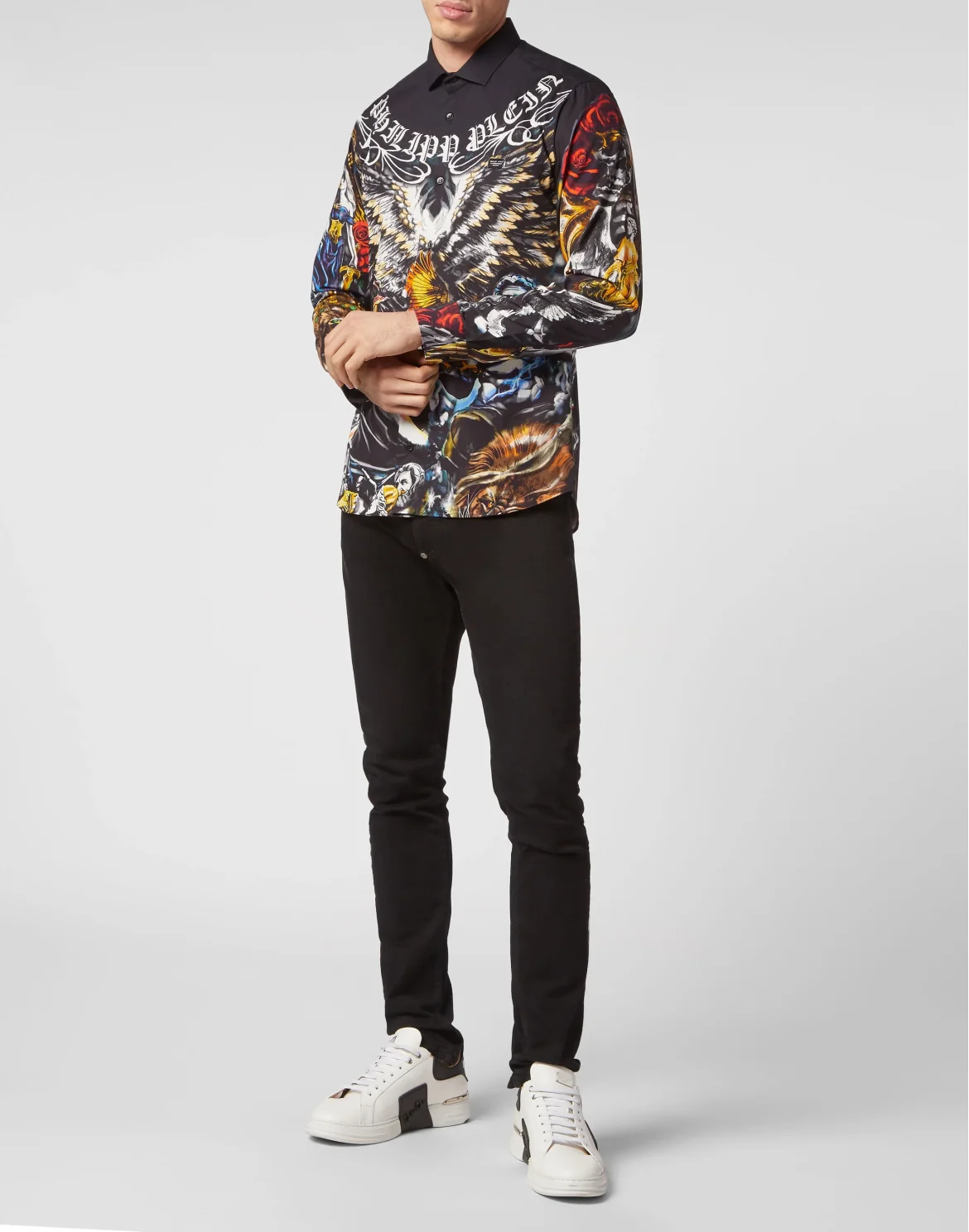 Shirt Sugar Daddy Cut LS Tattoo, цвет: Мультиколор