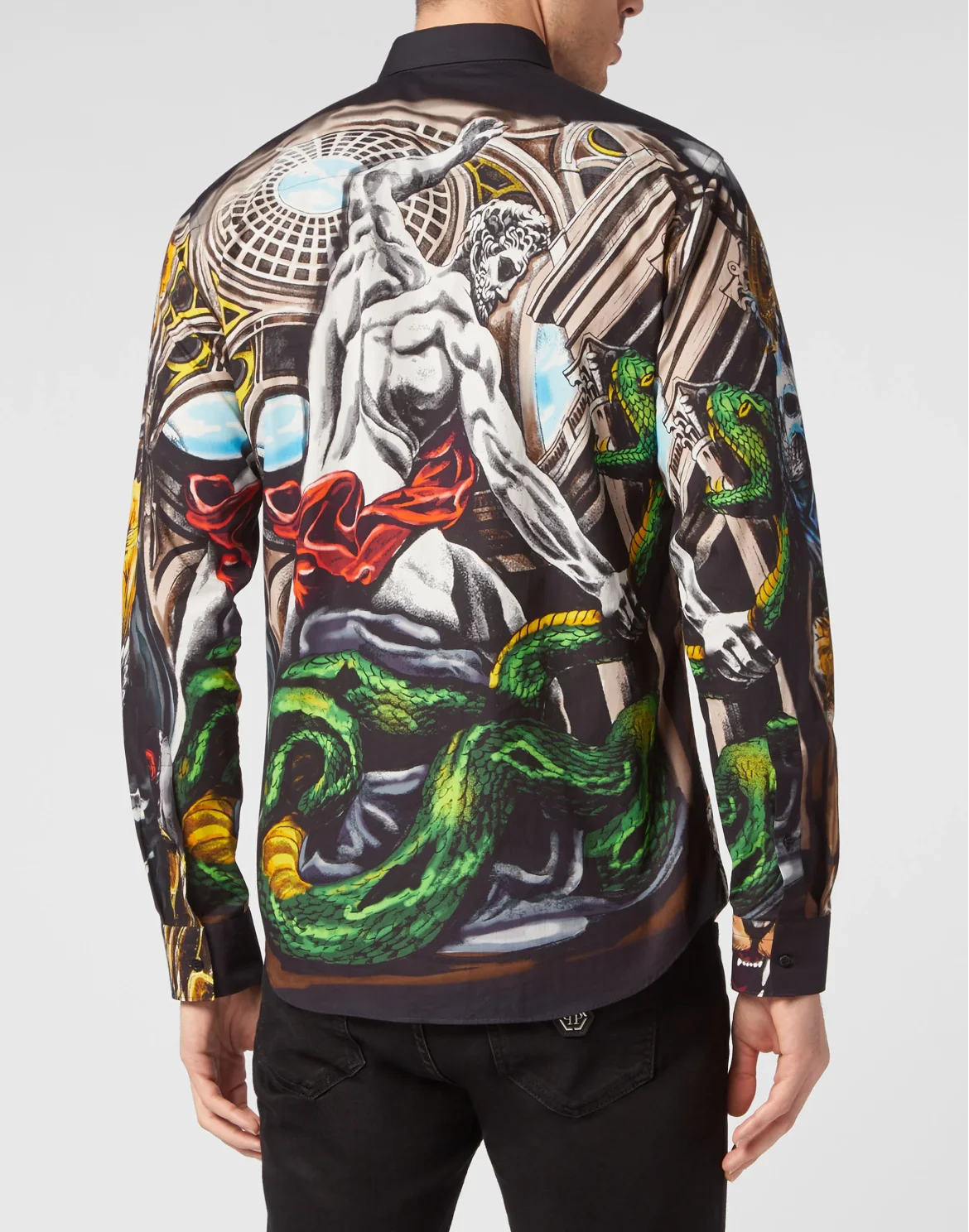Shirt Sugar Daddy Cut LS Tattoo, цвет: Мультиколор