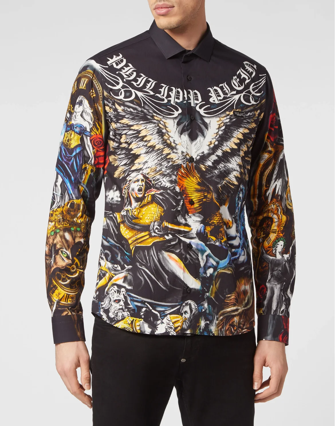 Shirt Sugar Daddy Cut LS Tattoo, цвет: Мультиколор