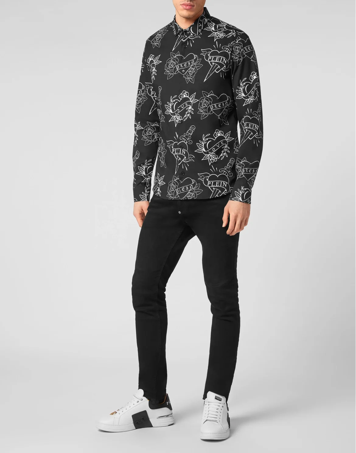 Shirt Sugar Daddy Cut LS Love, цвет: Черный
