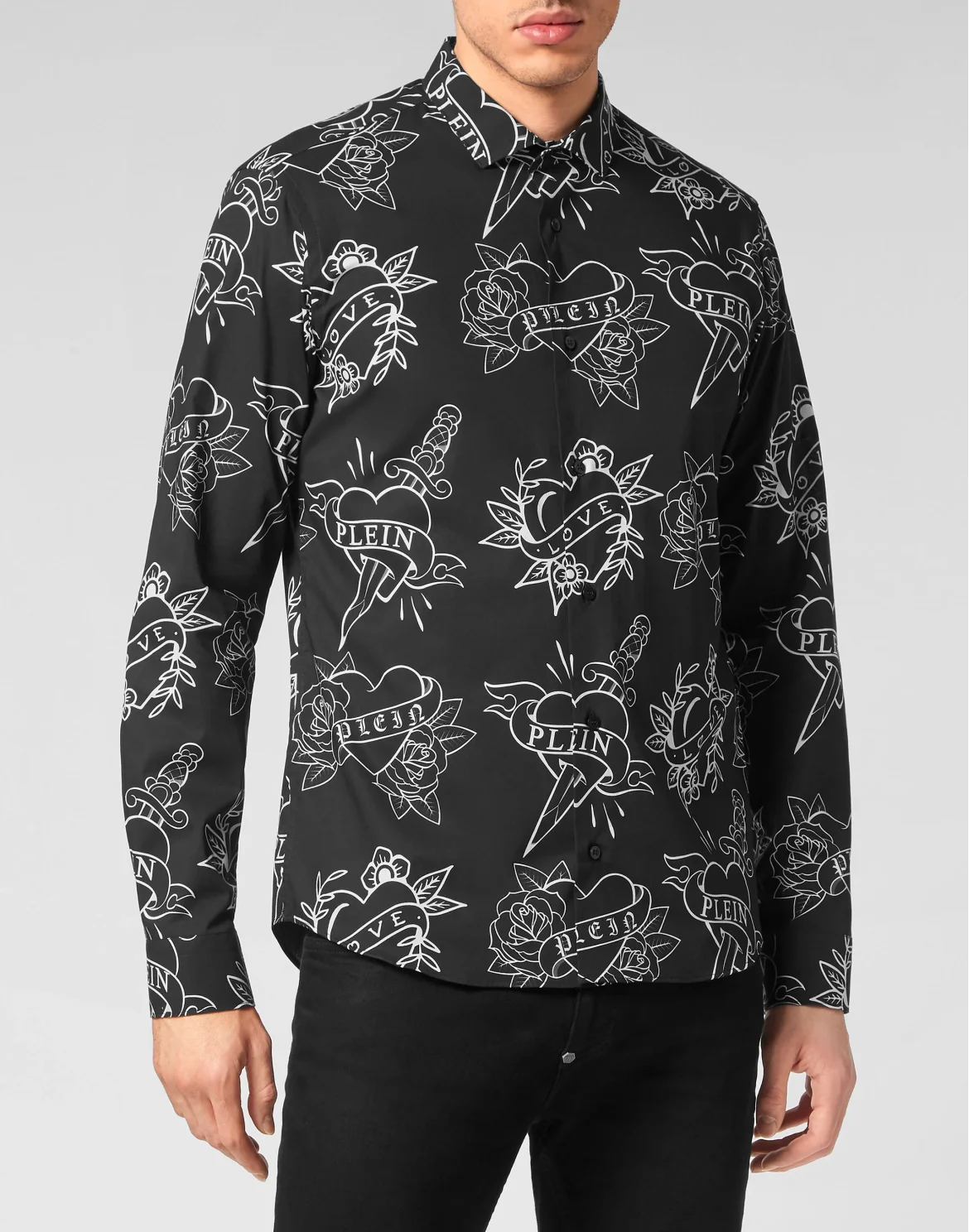 Shirt Sugar Daddy Cut LS Love, цвет: Черный