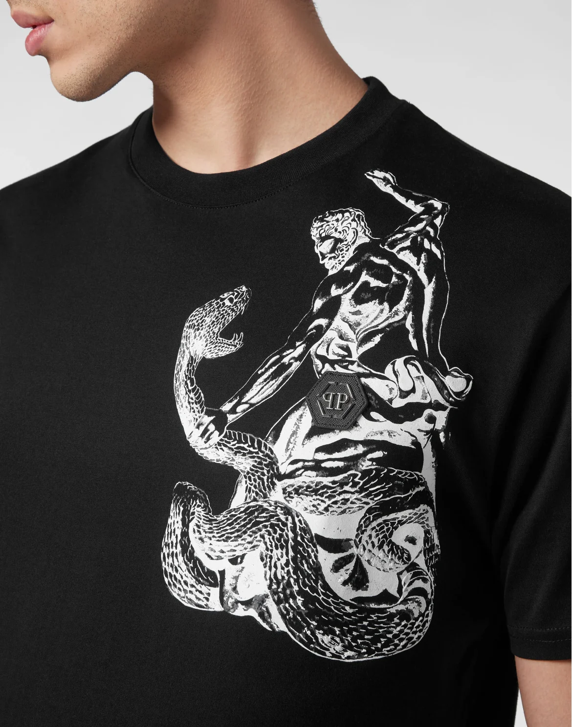 T-shirt Round Neck SS Tattoo, цвет: Черный