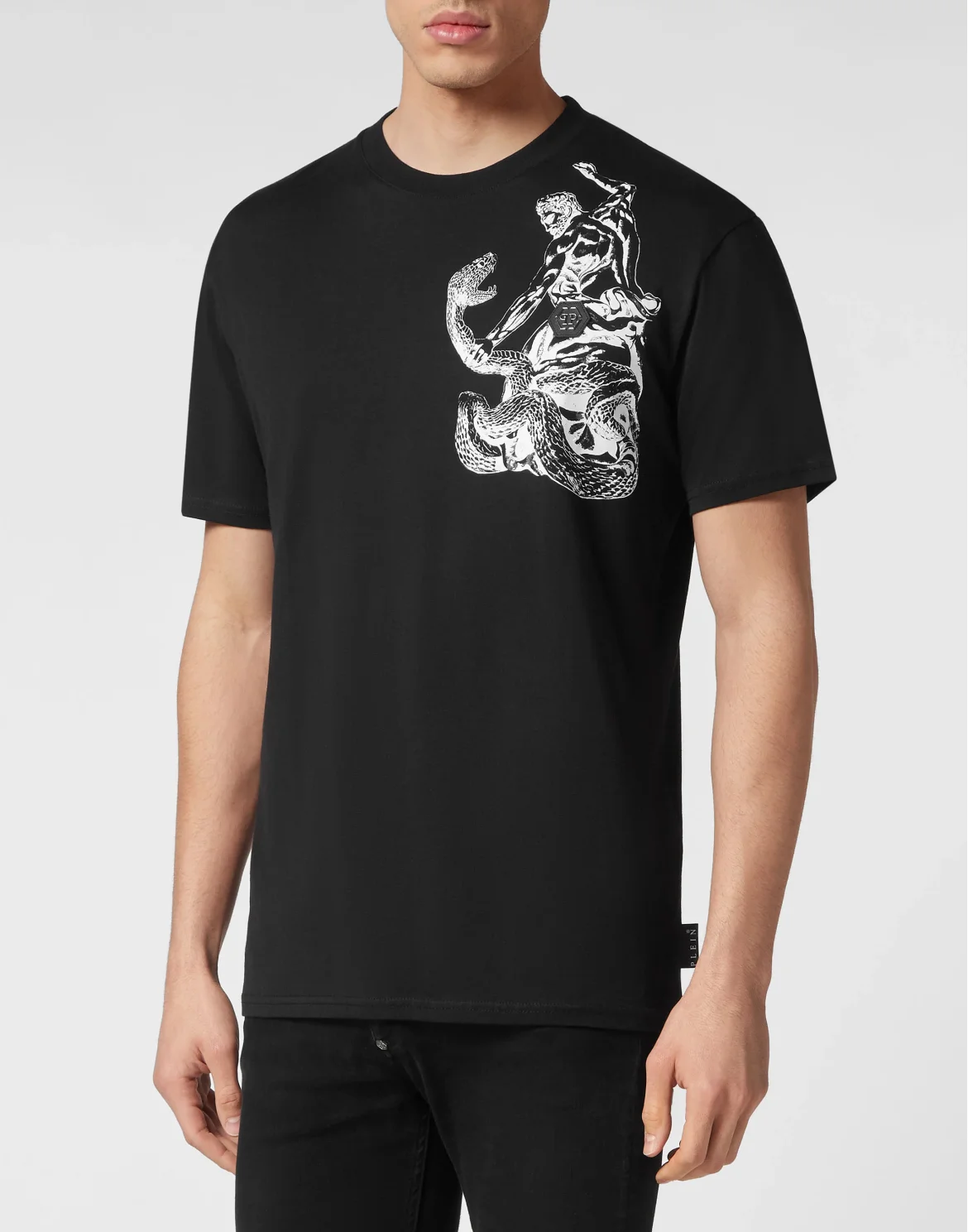T-shirt Round Neck SS Tattoo, цвет: Черный