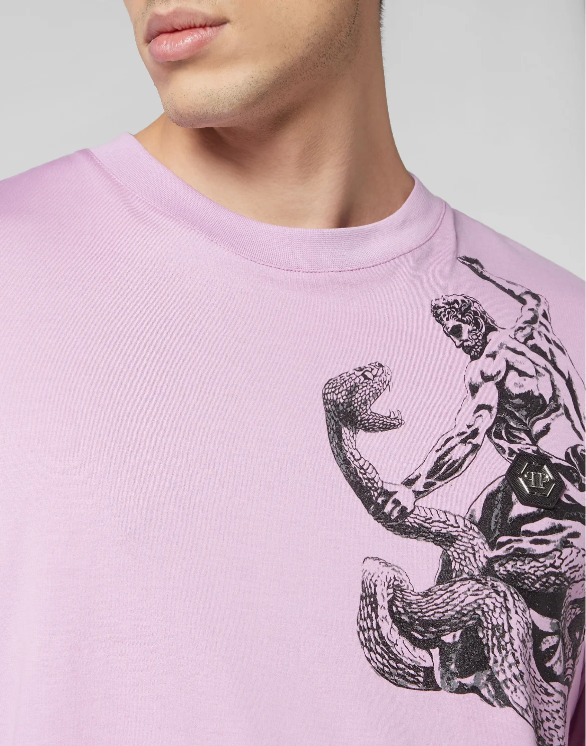T-shirt Round Neck SS Tattoo, цвет: Розовый