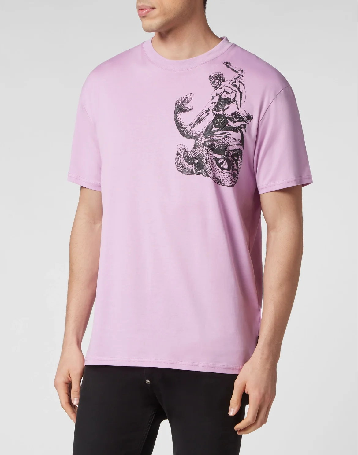 T-shirt Round Neck SS Tattoo, цвет: Розовый