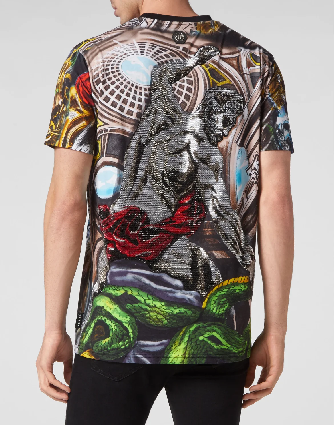 T-shirt Round Neck SS Tattoo, цвет: Мультиколор