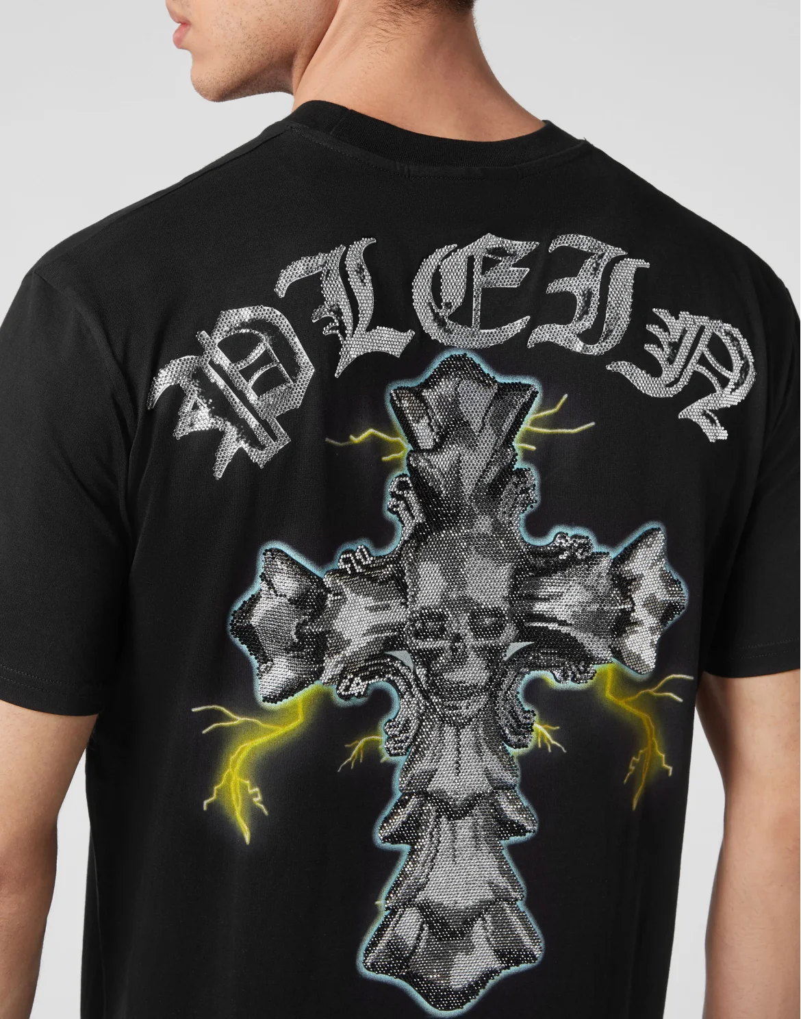 T-shirt Round Neck SS Gothic Plein, цвет: Черный