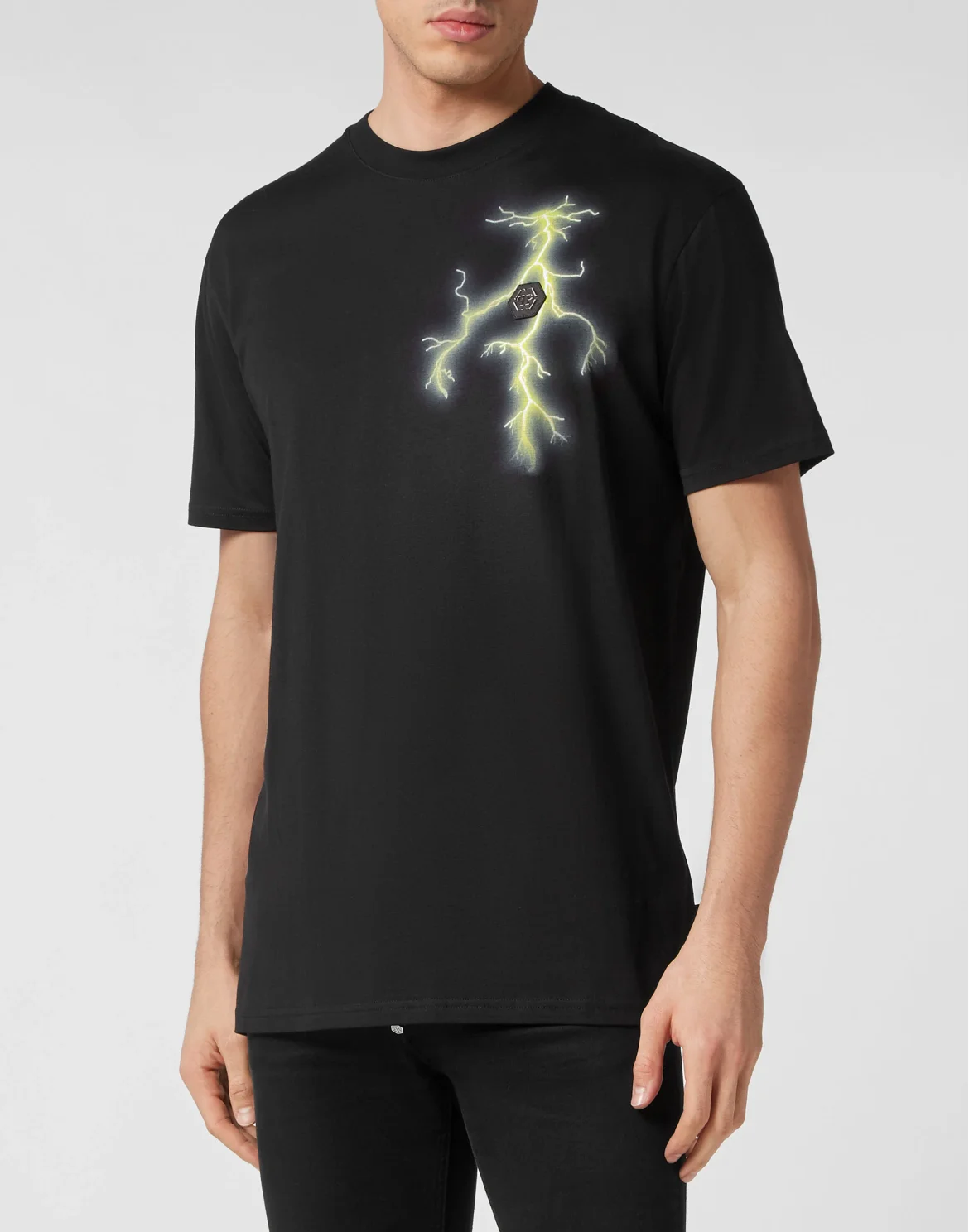 T-shirt Round Neck SS Gothic Plein, цвет: Черный