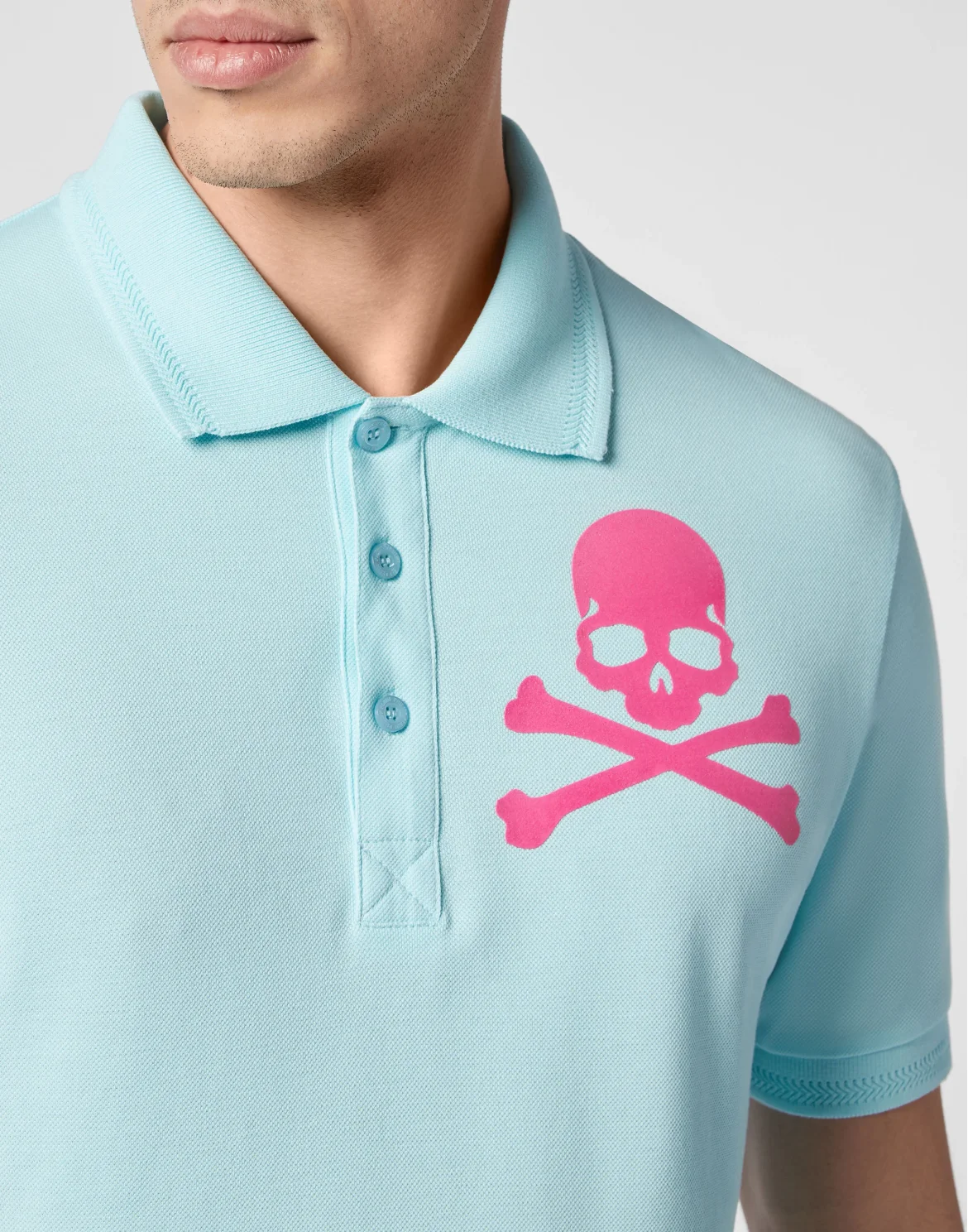 Polo shirt SS Skull&Bones, цвет: Голубой