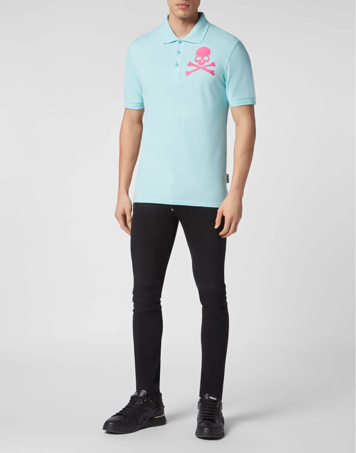 Polo shirt SS Skull&Bones, цвет: Голубой