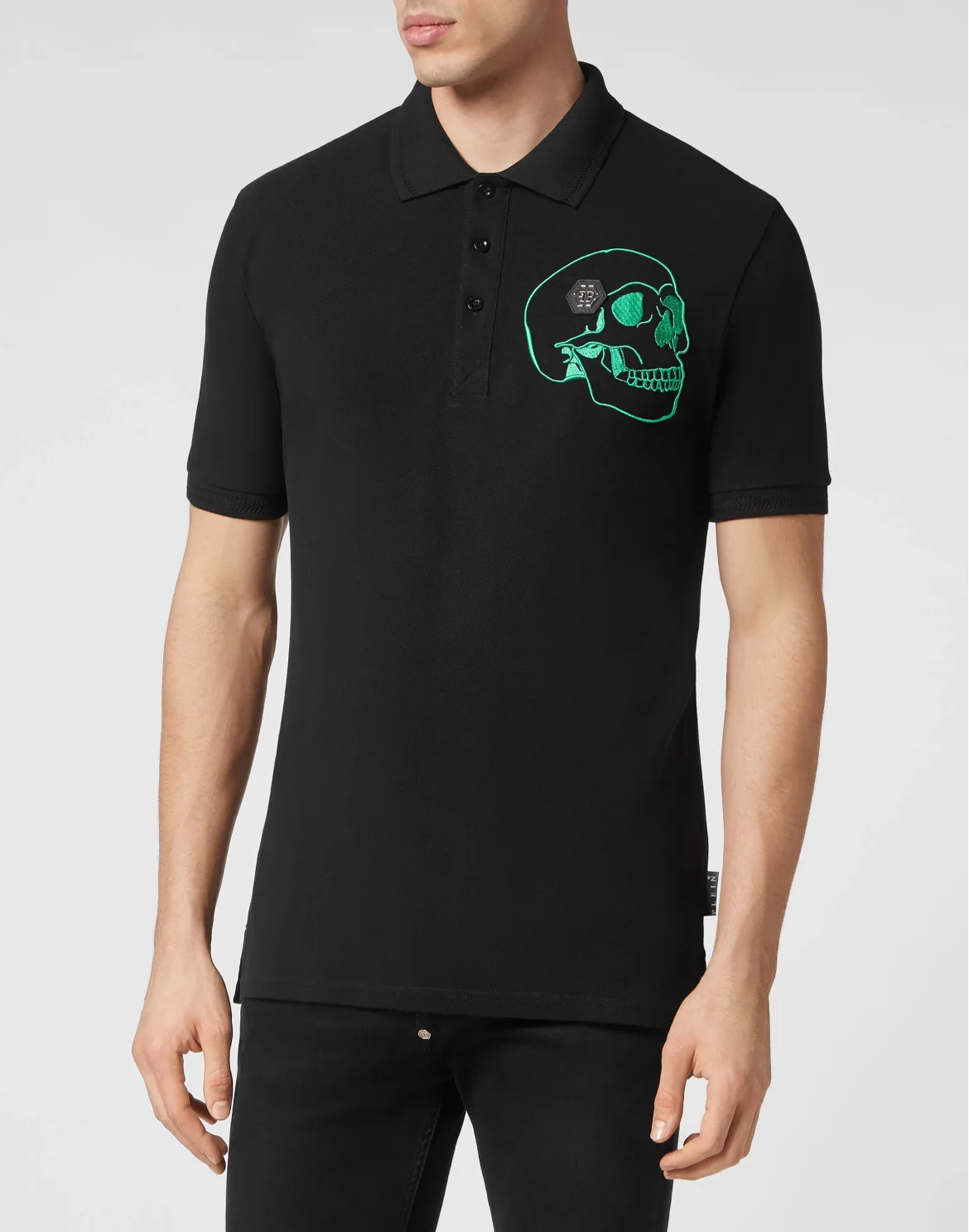 Polo shirt SS Skull, цвет: Черный