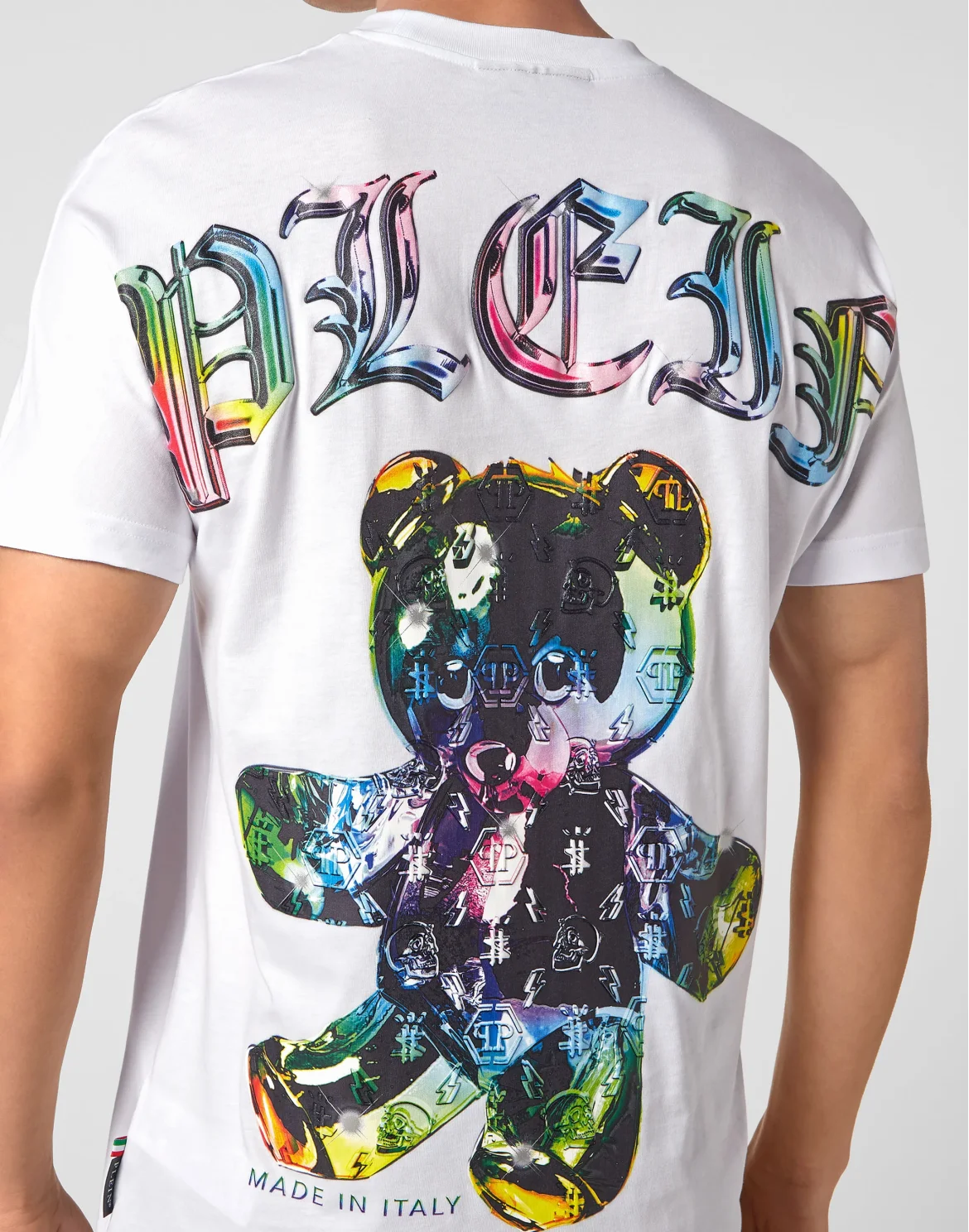 T-shirt Round Neck SS Teddy Glass, цвет: Белый