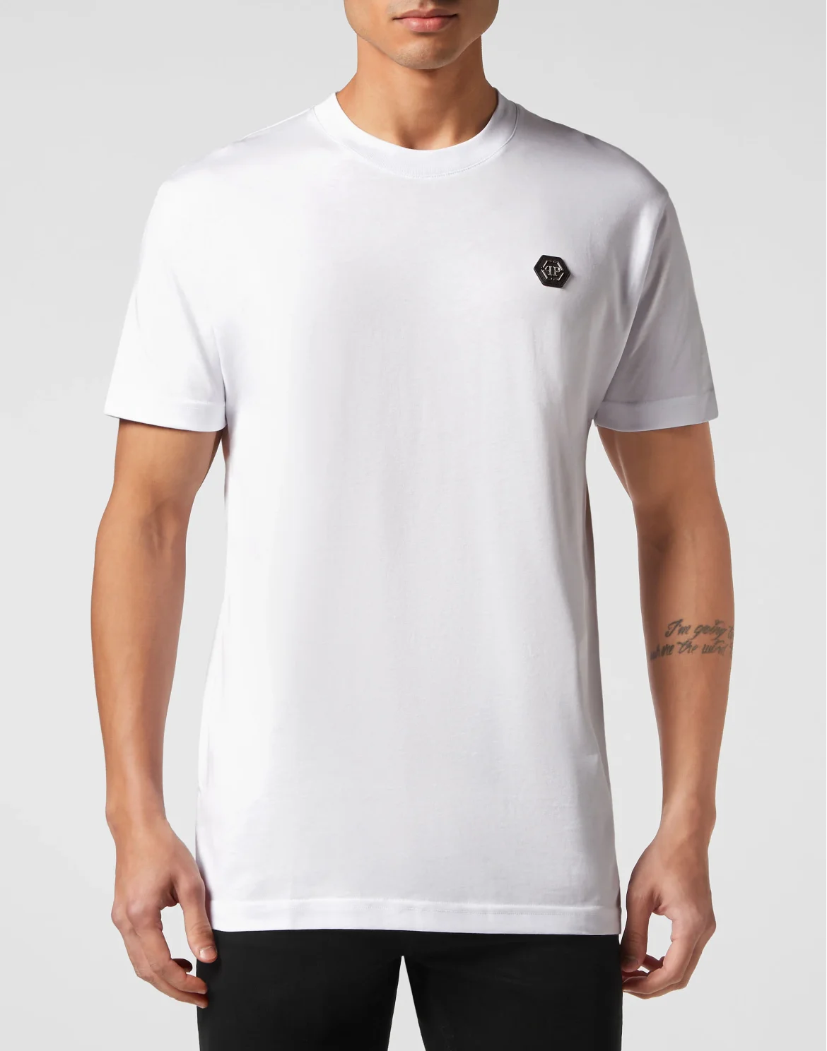 T-shirt Round Neck SS Teddy Glass, цвет: Белый