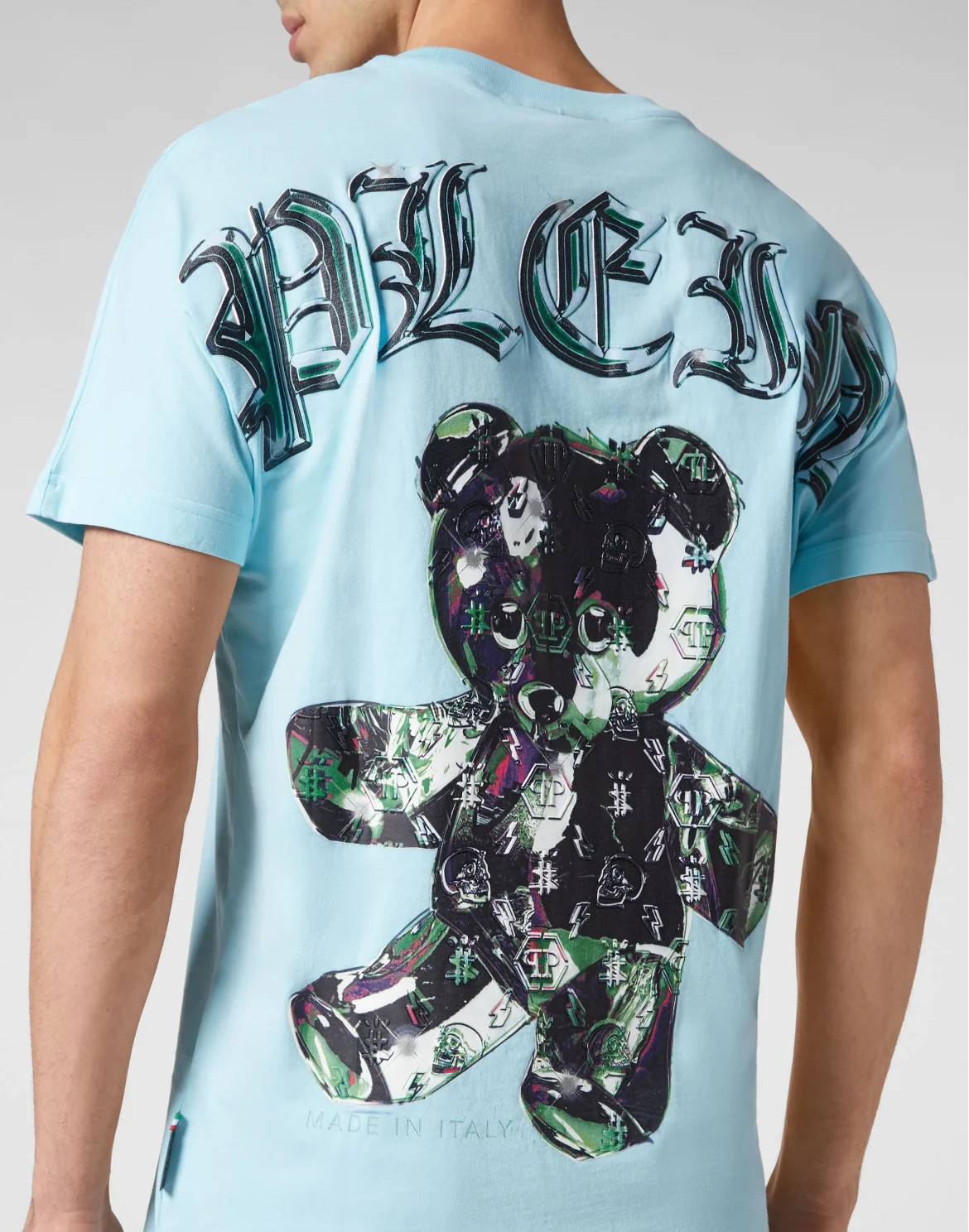 T-shirt Round Neck SS Teddy Glass, цвет: Голубой
