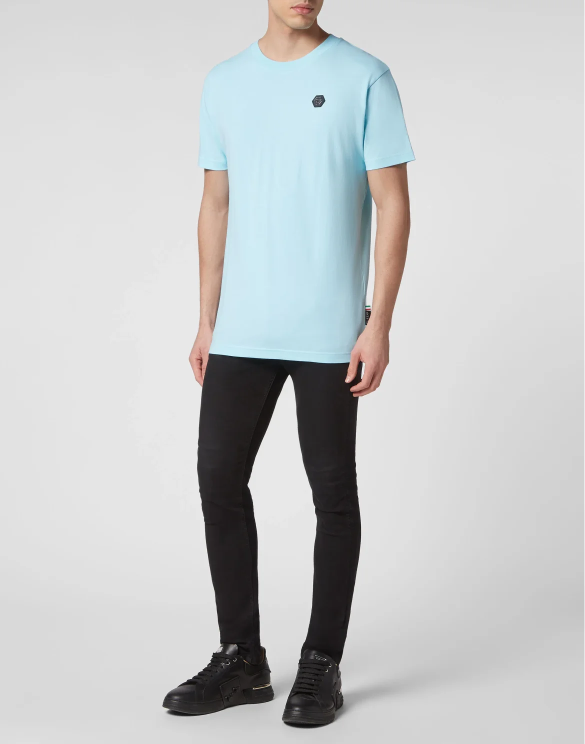 T-shirt Round Neck SS Teddy Glass, цвет: Голубой