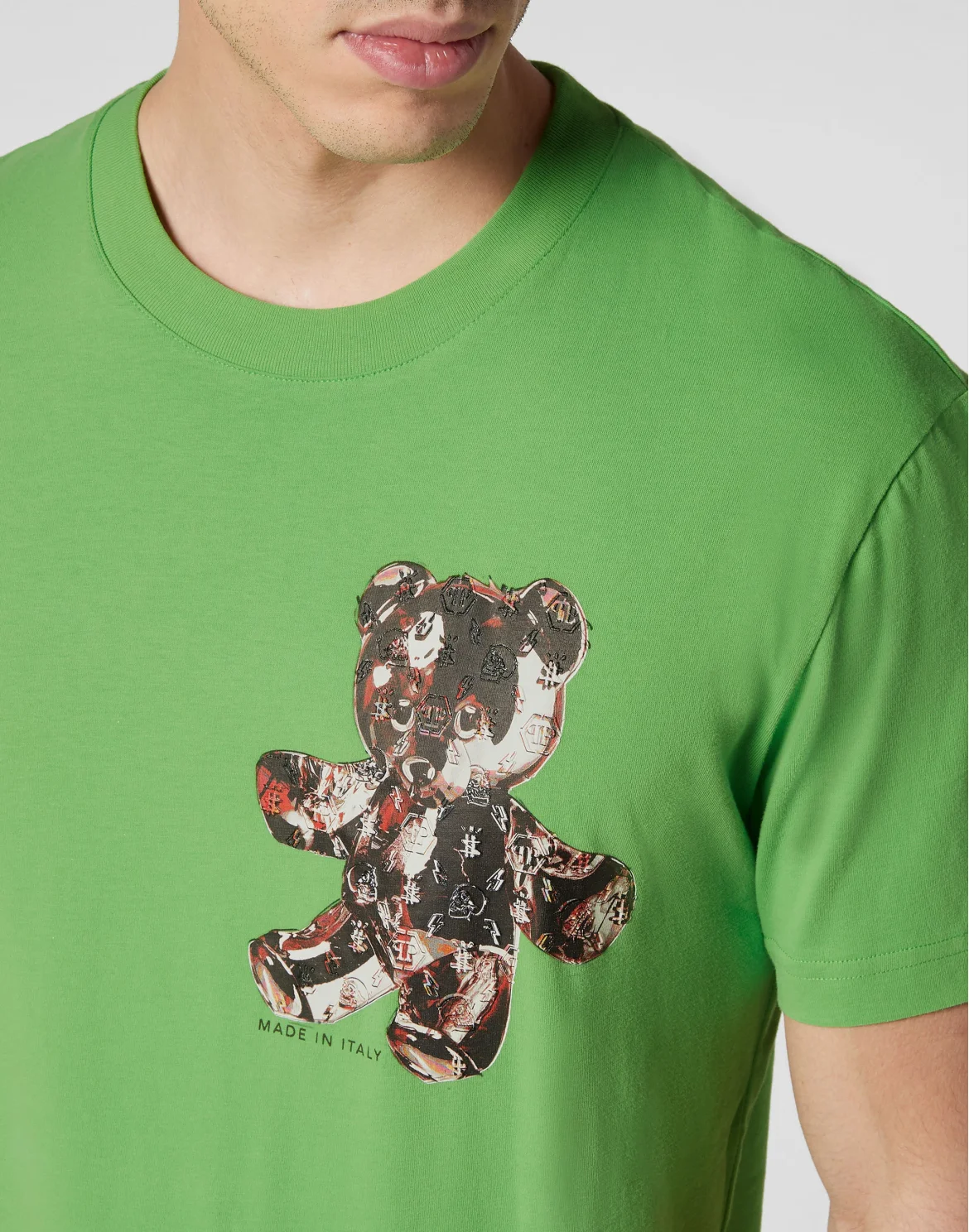 T-shirt Round Neck SS Teddy Glass, цвет: Зеленый