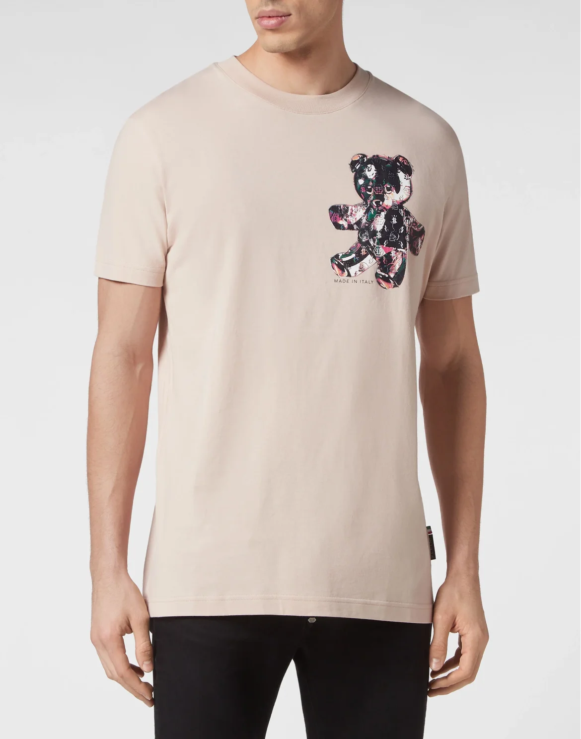 T-shirt Round Neck SS Teddy Glass, цвет: Бежевый