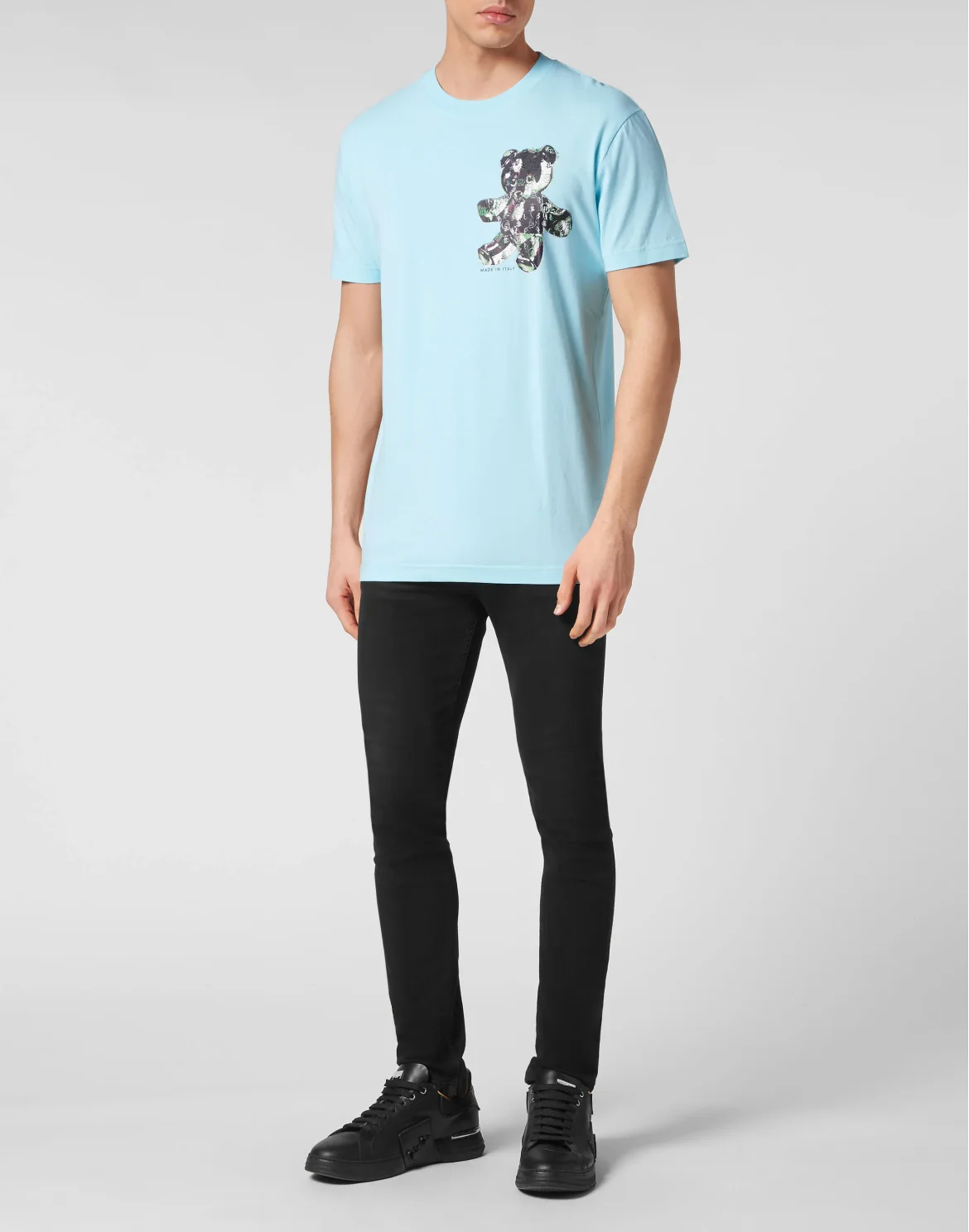 T-shirt Round Neck SS Teddy Glass, цвет: Голубой