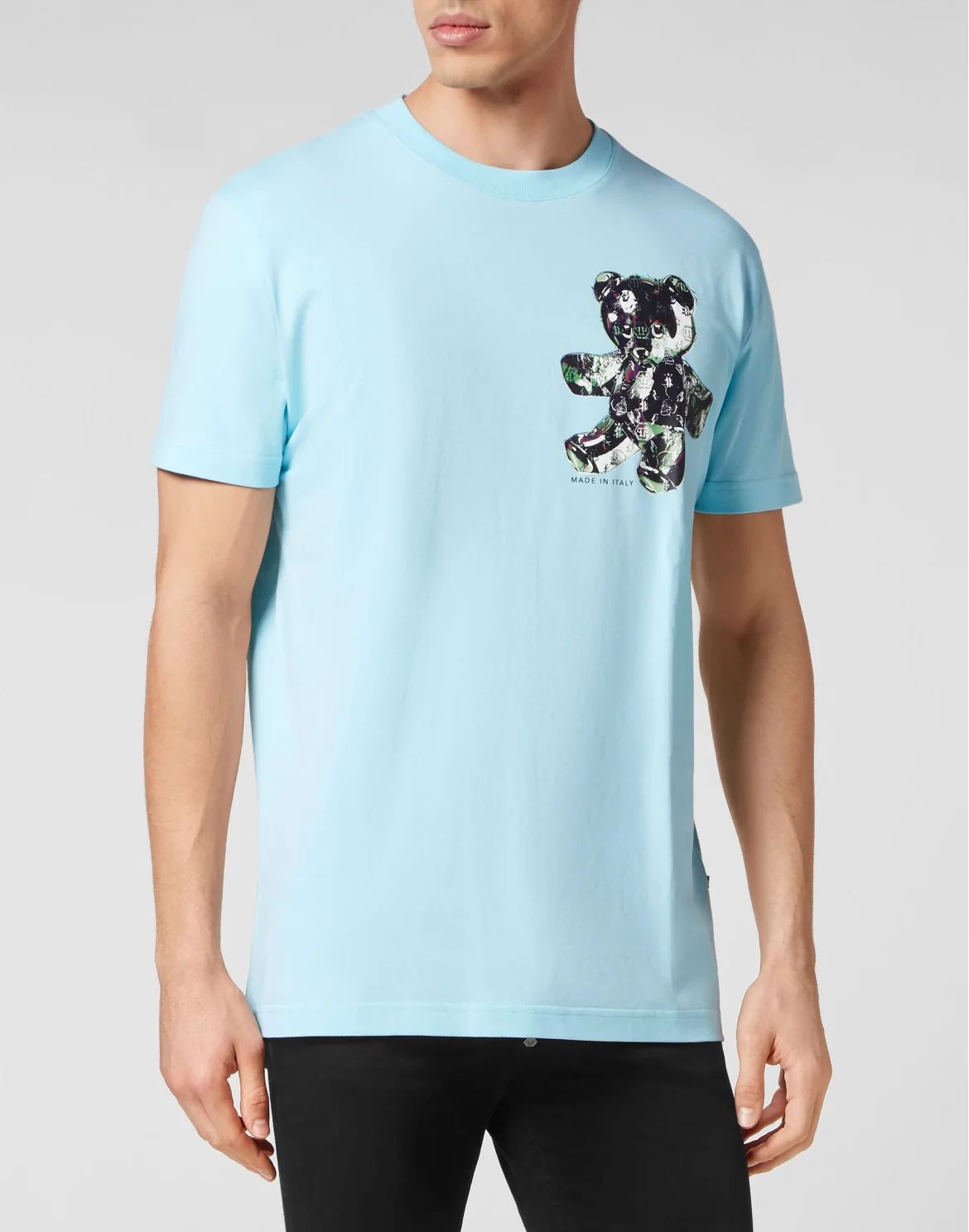 T-shirt Round Neck SS Teddy Glass, цвет: Голубой